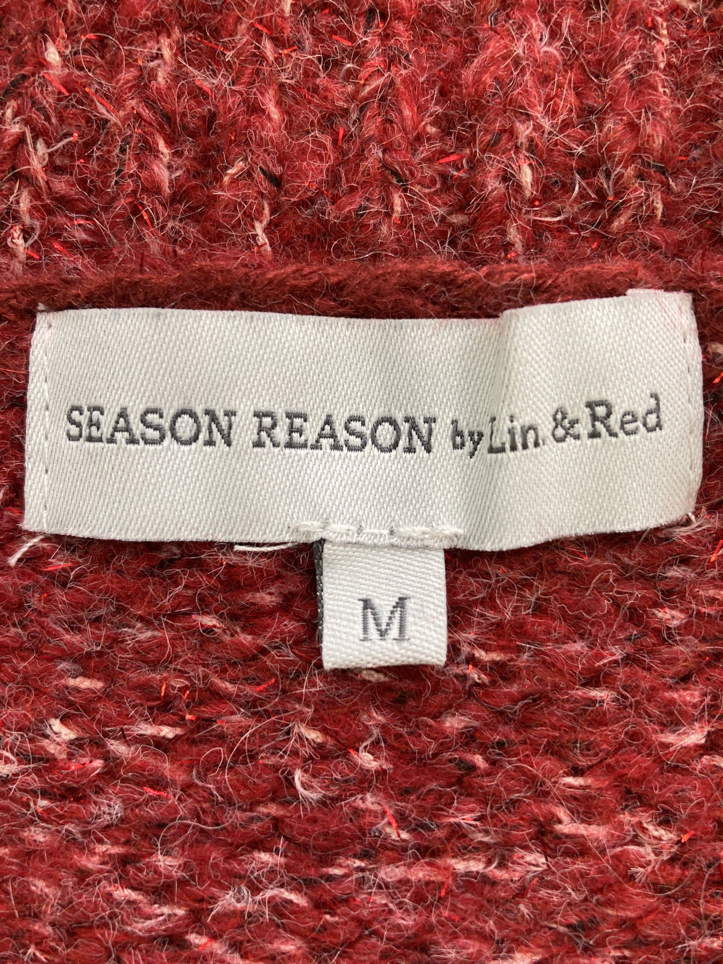 SEASON REASON by Lin&Red/ニット/セーター/トップス/レッド/M