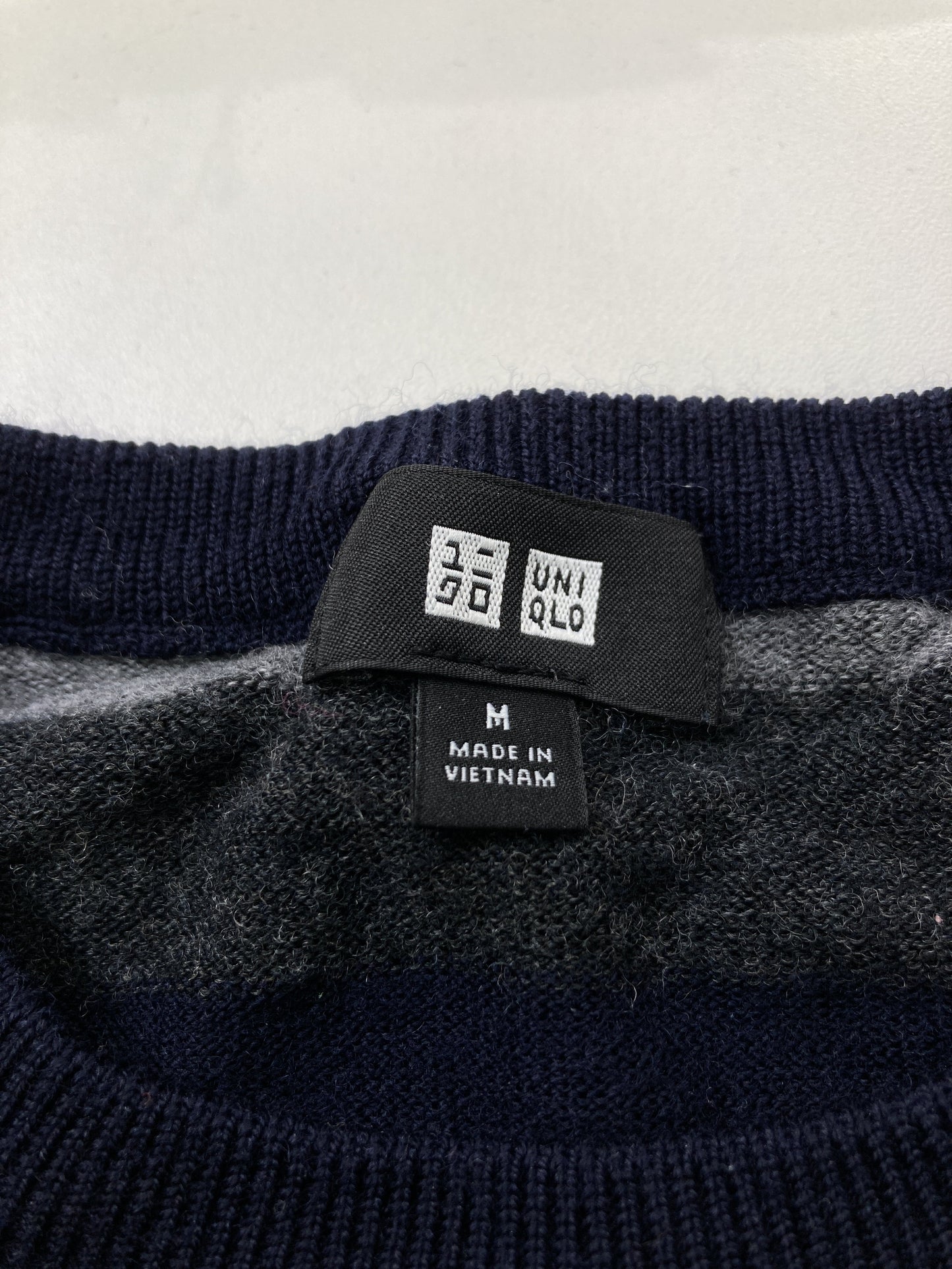 UNIQLO/ユニクロ/ニット/セーター/トップス/ネイビー/M