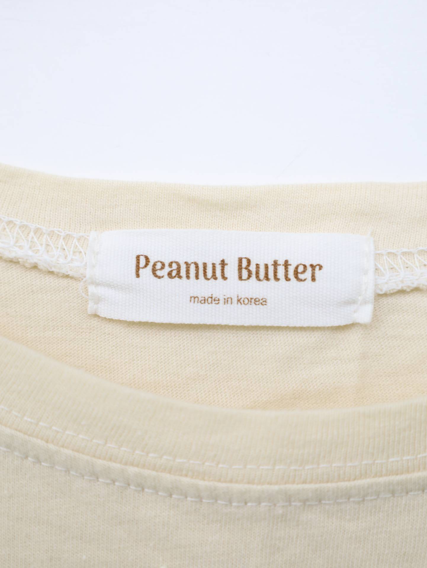 Peanut Butter/Tシャツ/カットソー/トップス/アイボリー
