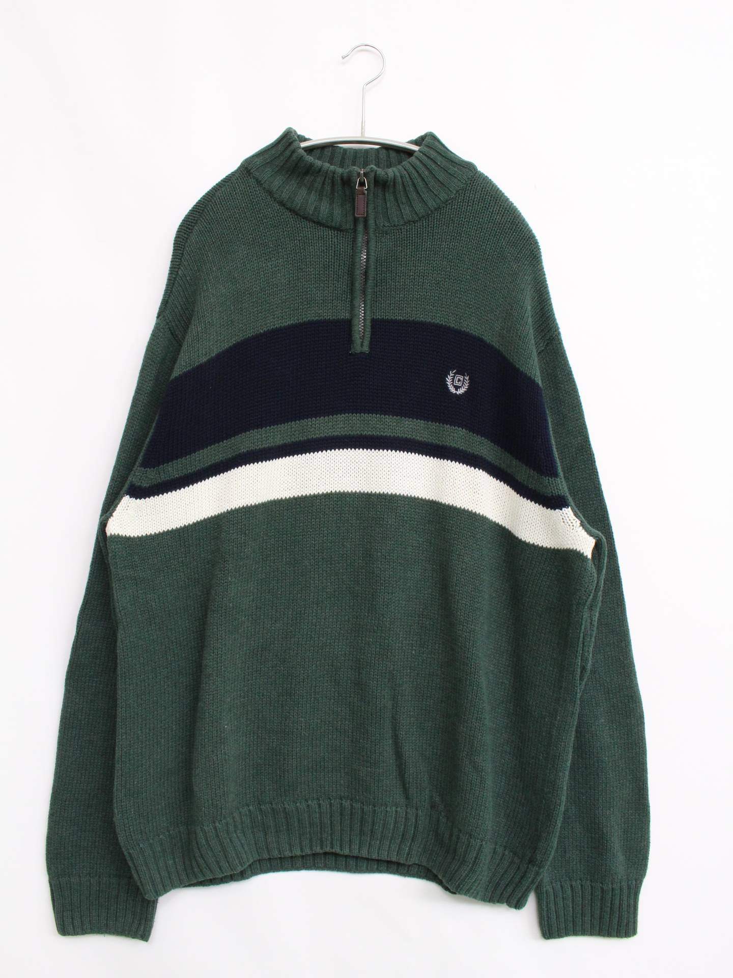 CHAPS/チャップス/ニット/セーター/トップス/グリーン/XL
