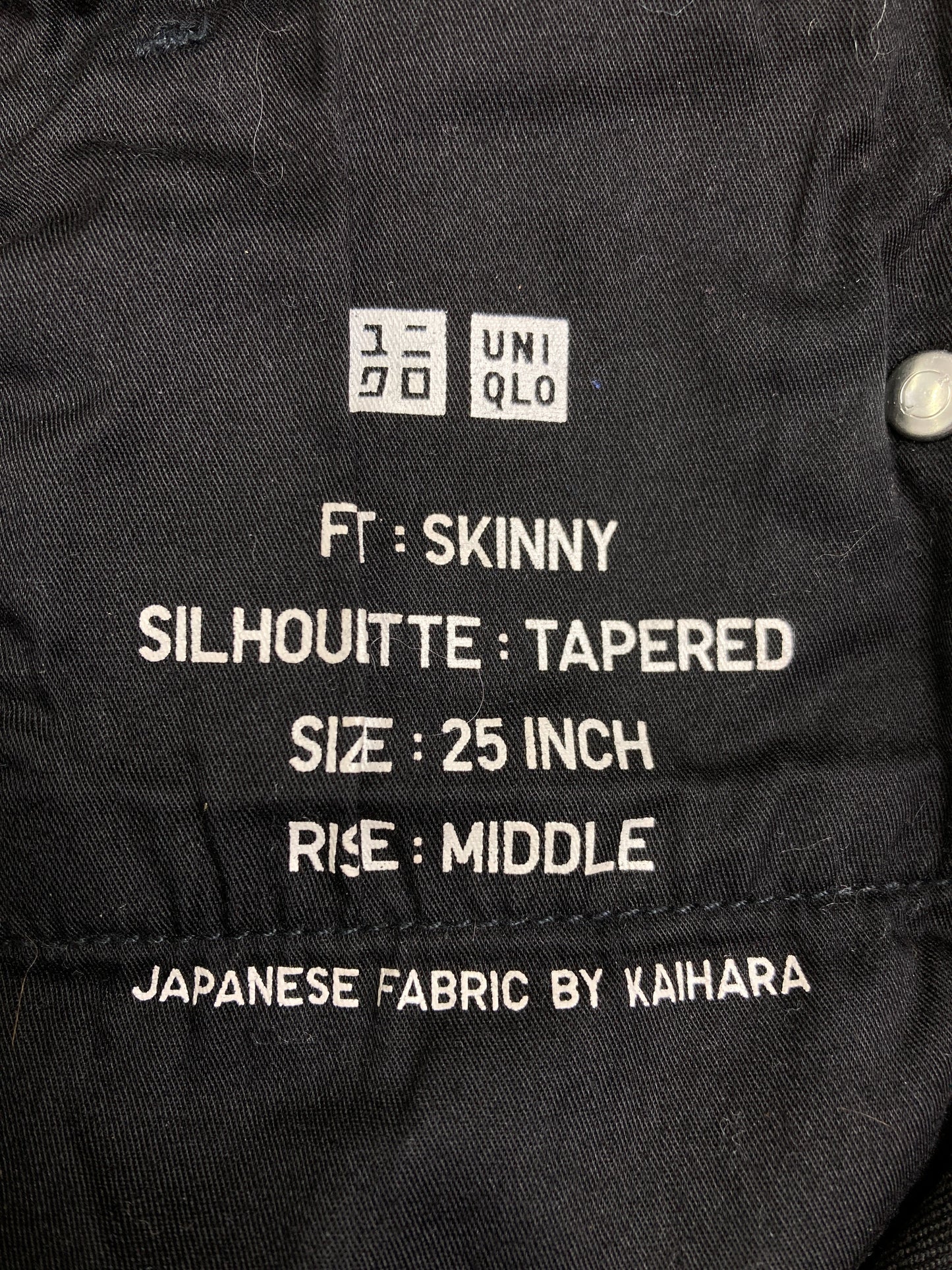 UNIQLO/ユニクロ/その他パンツ/パンツ/ブラック/25