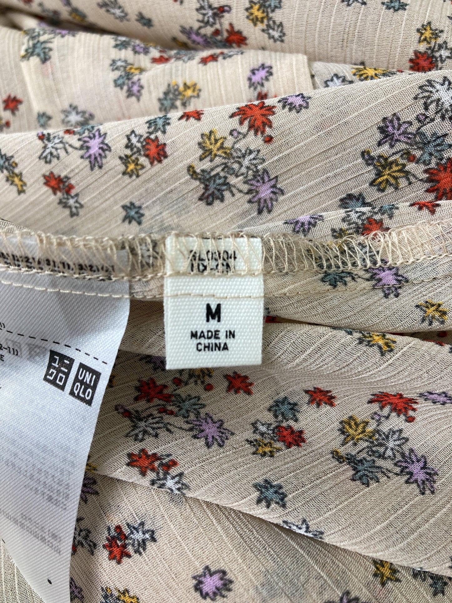 UNIQLO/ユニクロ/ワンピース/ワンピース/ドレス/ベージュ/M