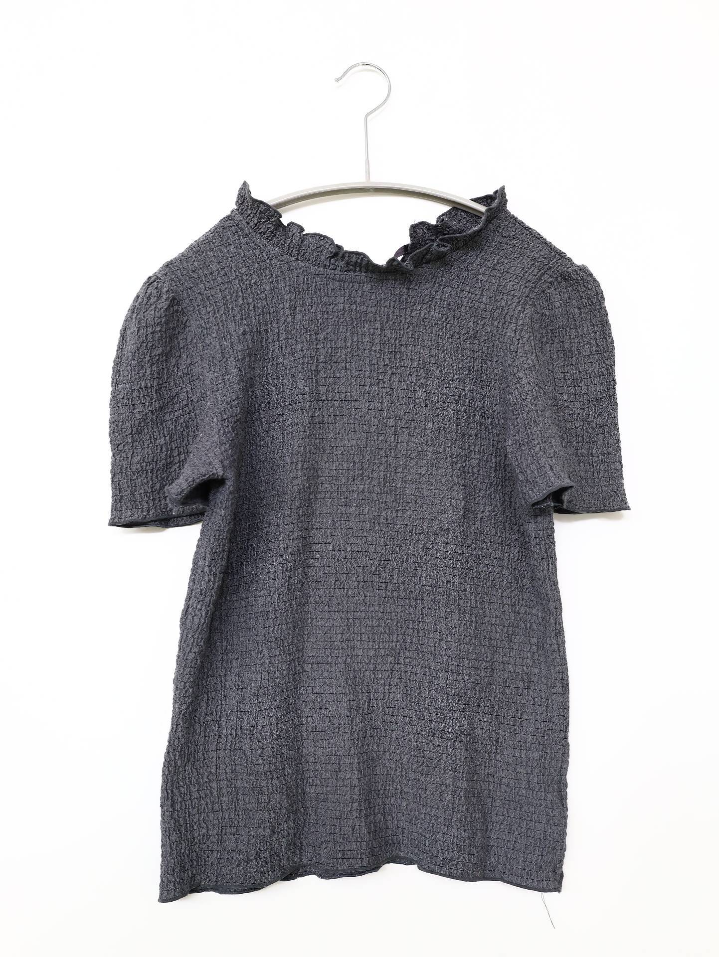 mimi toujours/Tシャツ/カットソー/トップス/グレー/M