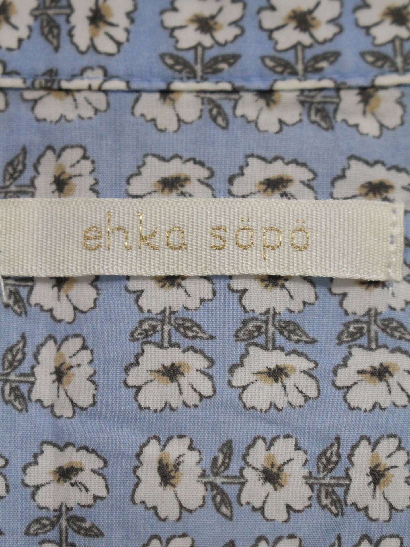 ehka sopo/シャツワンピース/ワンピース/ドレス/スカイブルー/M