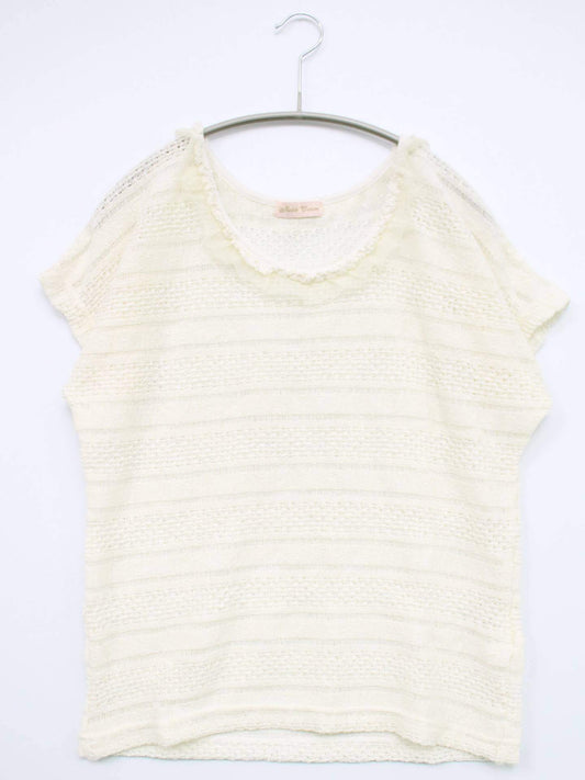 Noble Coton/Tシャツ/カットソー/トップス/アイボリー/M