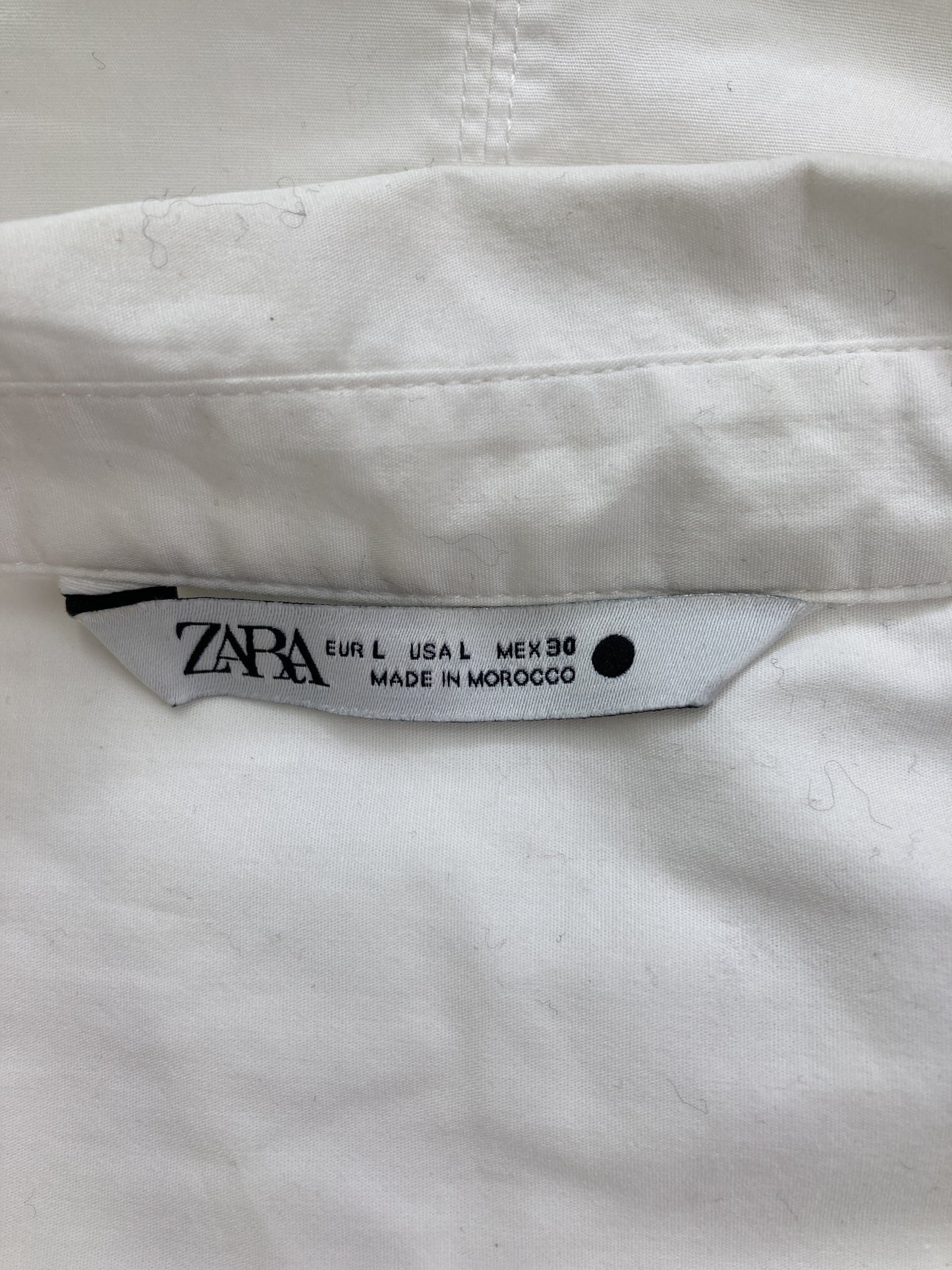 ZARA/ザラ/シャツ/ブラウス/トップス/ホワイト/L