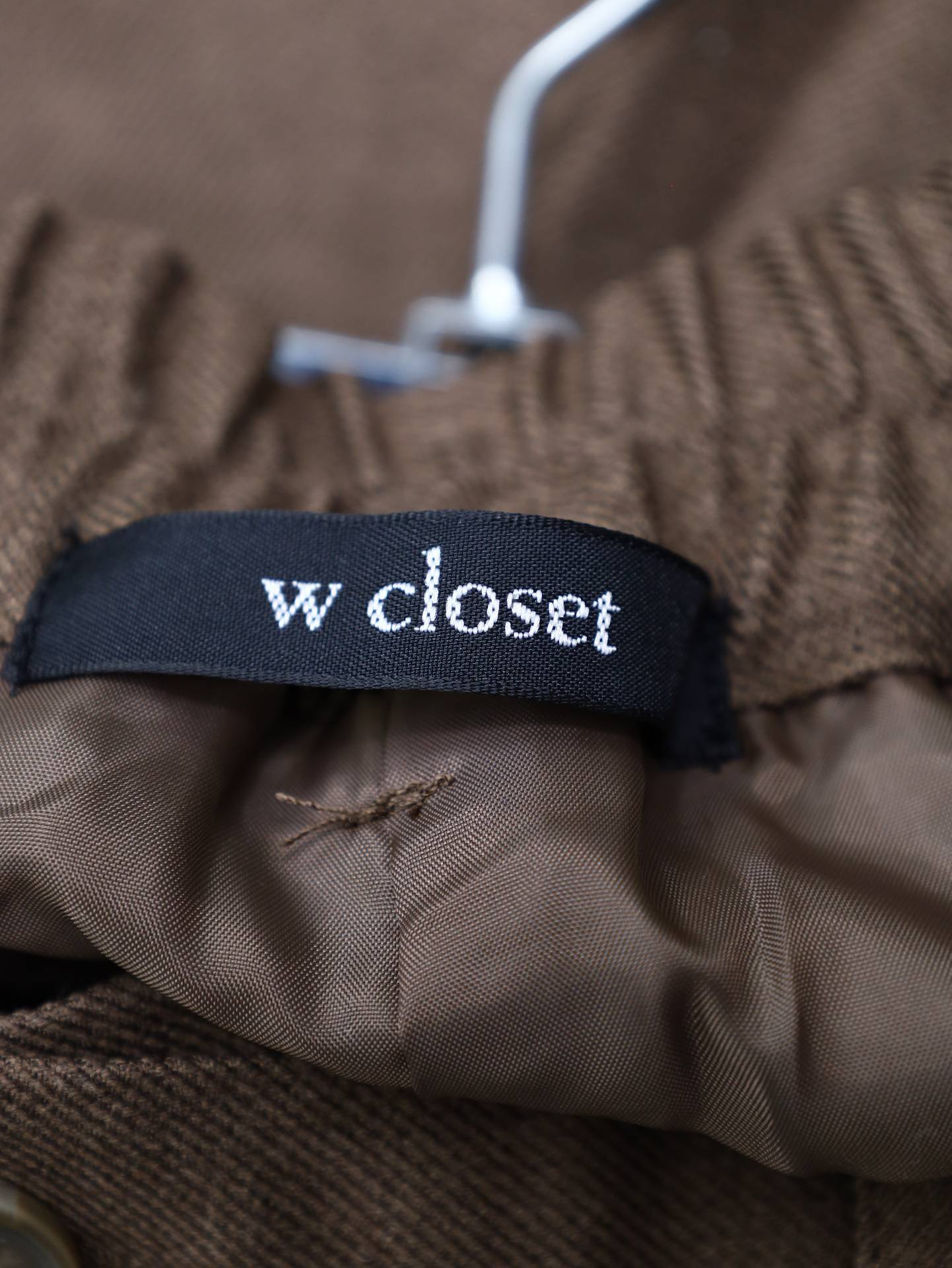 w closet/ダブルクローゼット/その他パンツ/パンツ/ブラウン/F