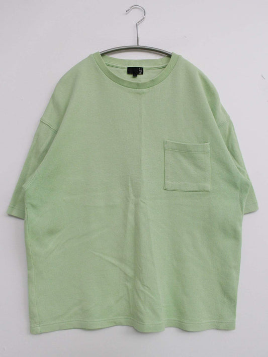 LAKOLE/ラコレ/Tシャツ/カットソー/トップス/ライトグリーン/L