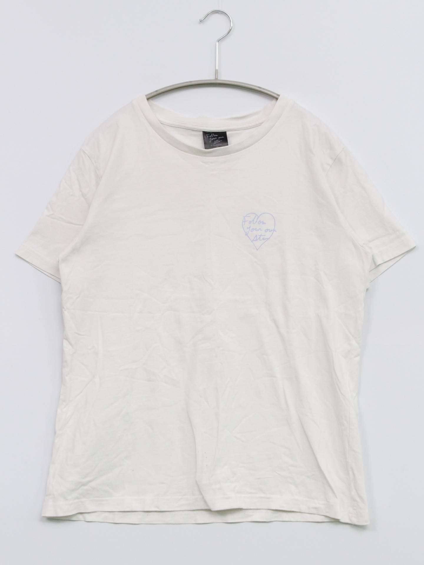 Follow your own star/Tシャツ/カットソー/トップス/ホワイト/L