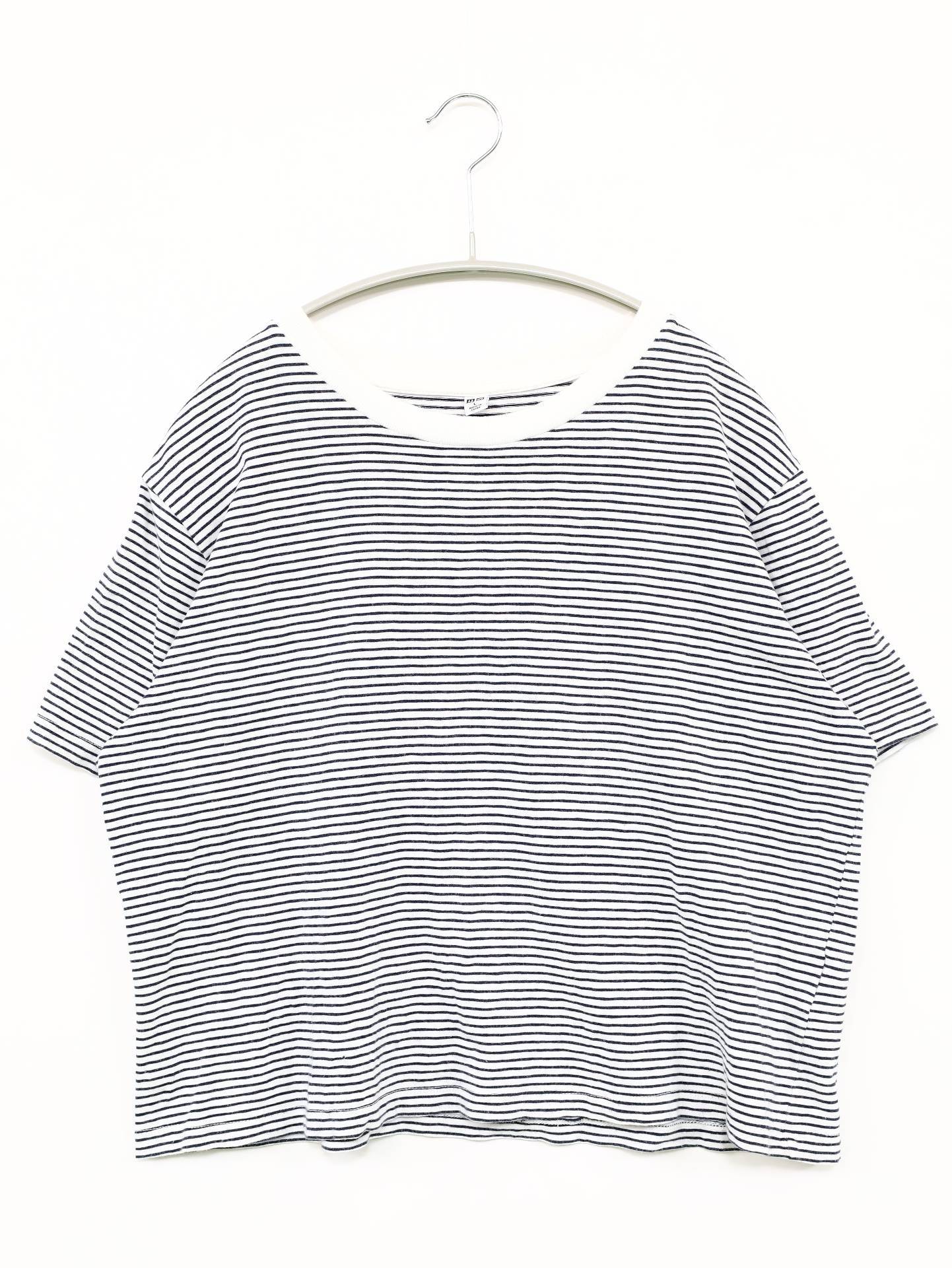 UNIQLO/Tシャツ/カットソー/トップス/ホワイト/L