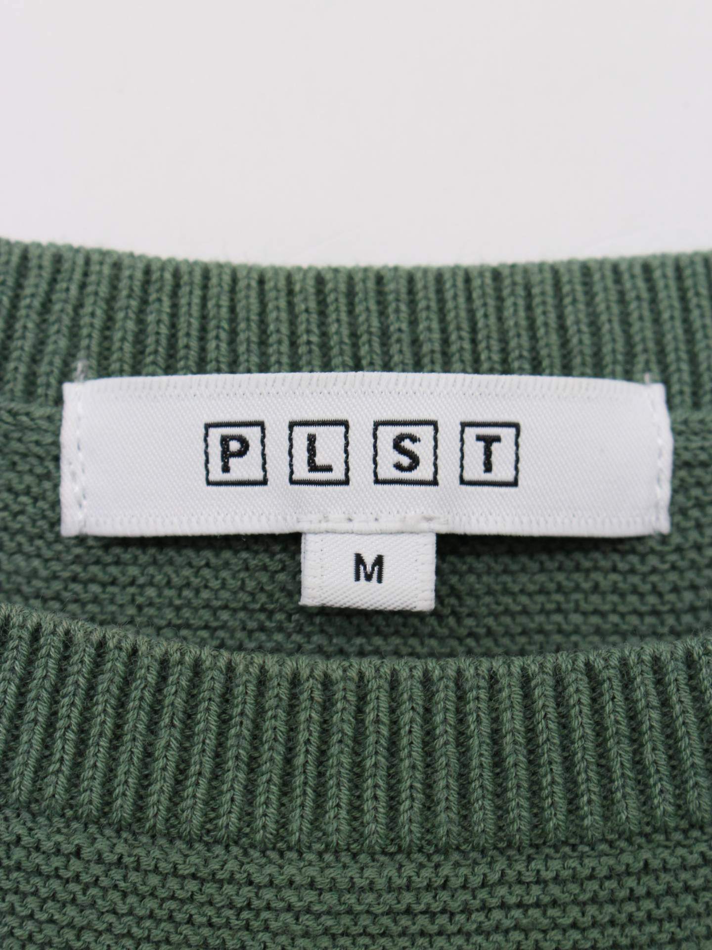 PLST/ベスト/トップス/グリーン/M