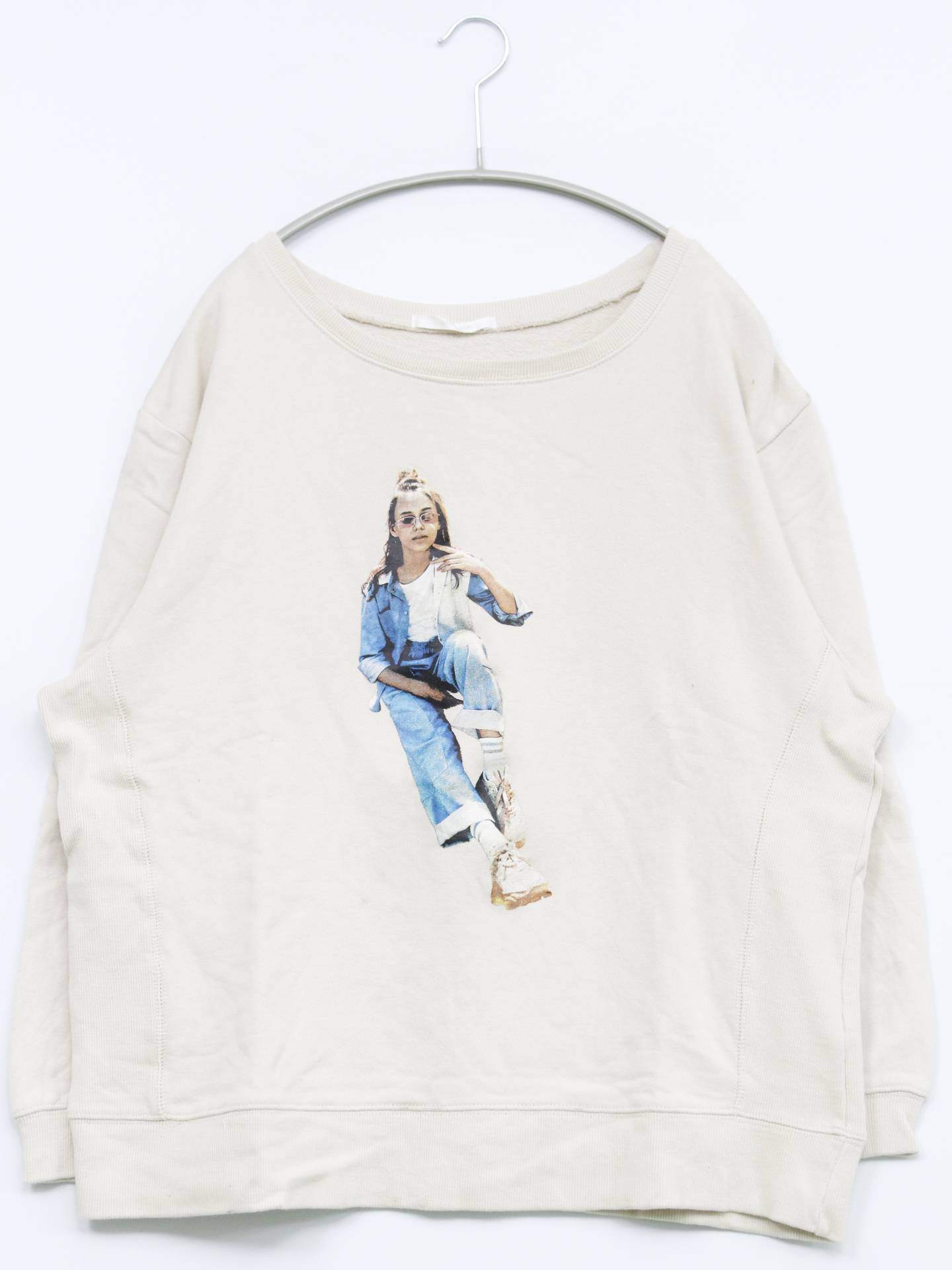 RETRO GIRL/レトロガール/Tシャツ/カットソー/トップス/アイボリー/F