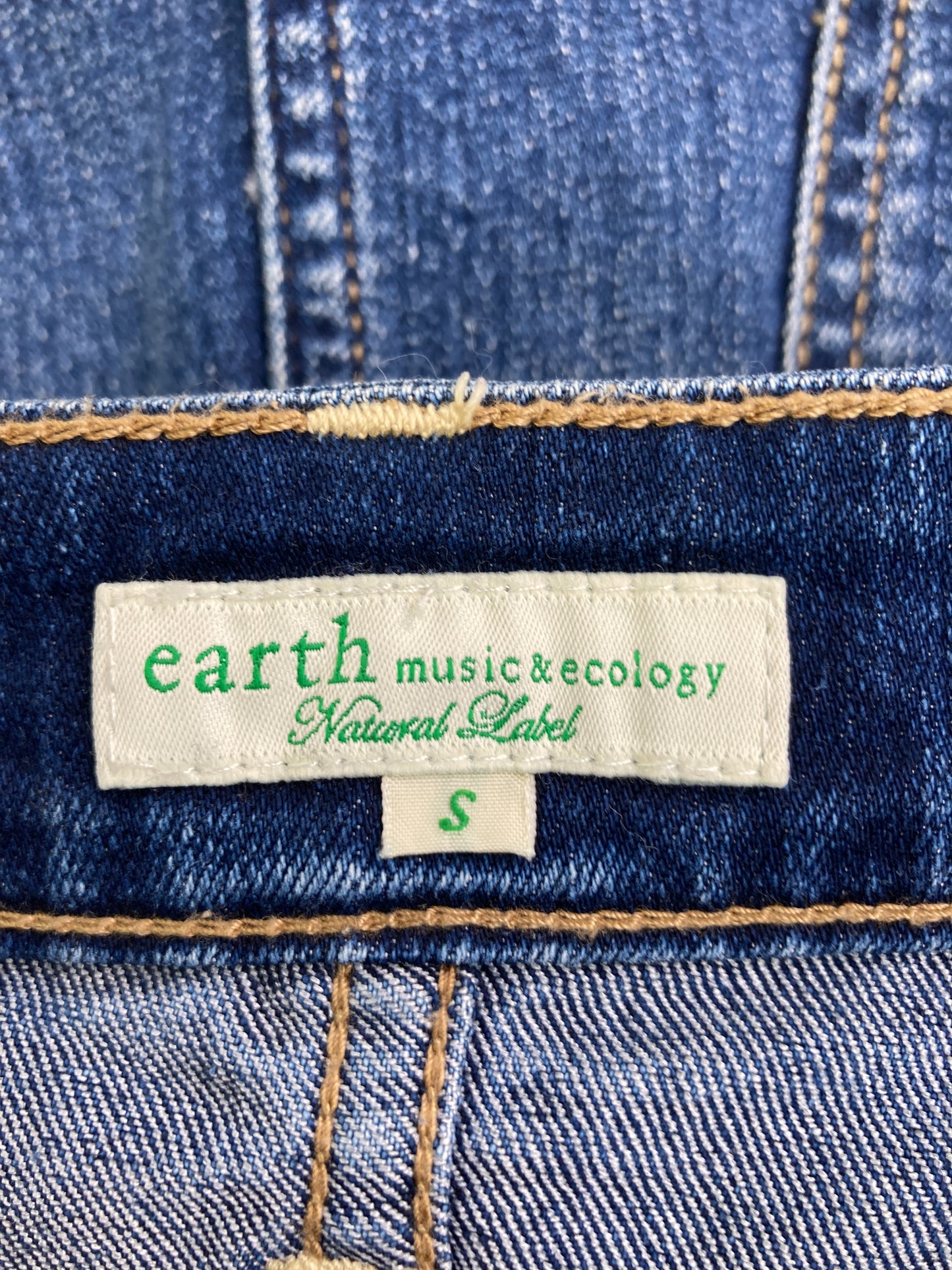 earth music&ecology/アースミュージックアンドエコロジー/デニムスカート/スカート/ブルー/S