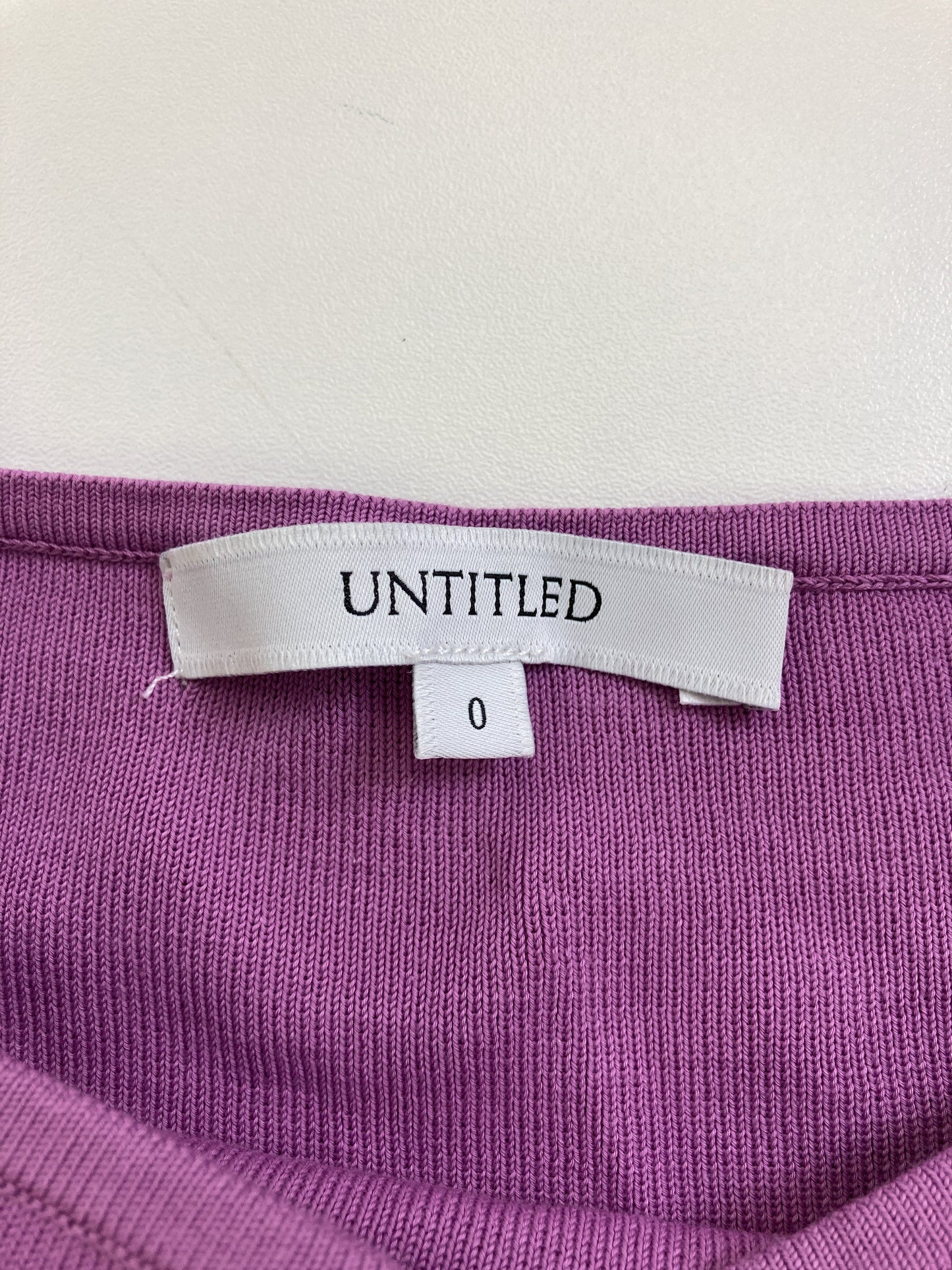 UNTITLED/Tシャツ/カットソー/トップス/パープル/0