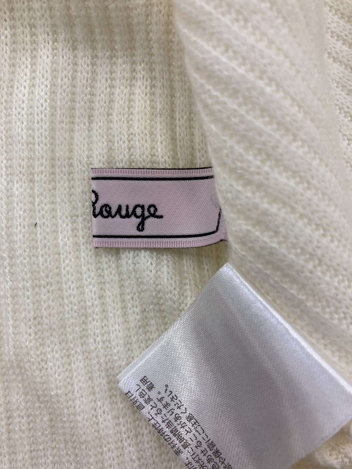 AnkRouge/Tシャツ/カットソー/トップス/アイボリー/M