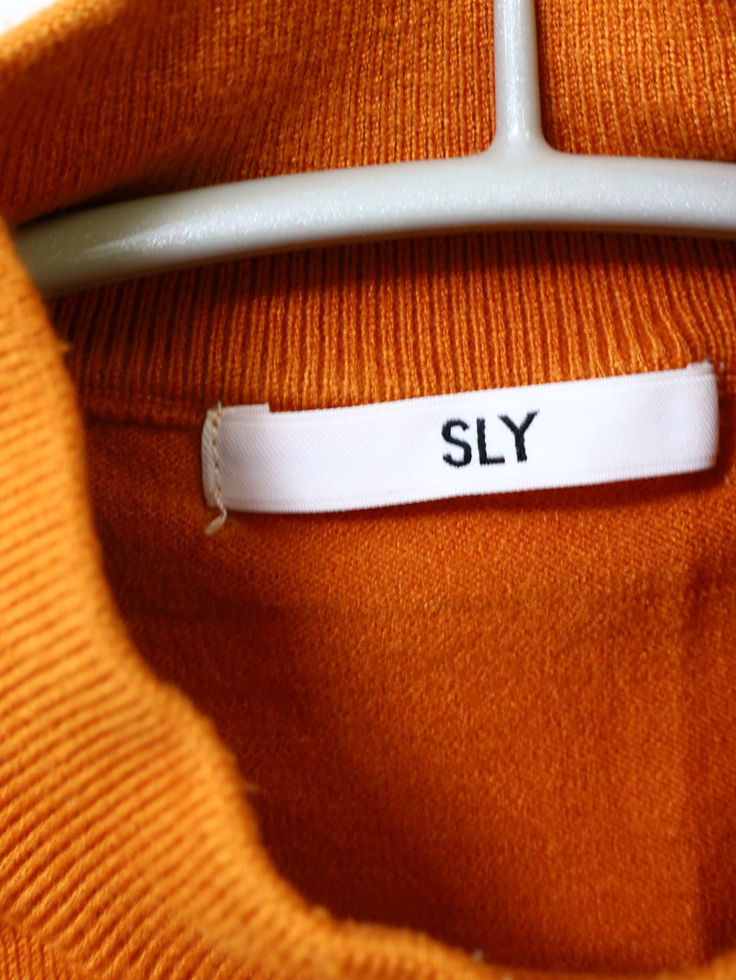 SLY/スライ/ニット/セーター/トップス/オレンジ/FREE