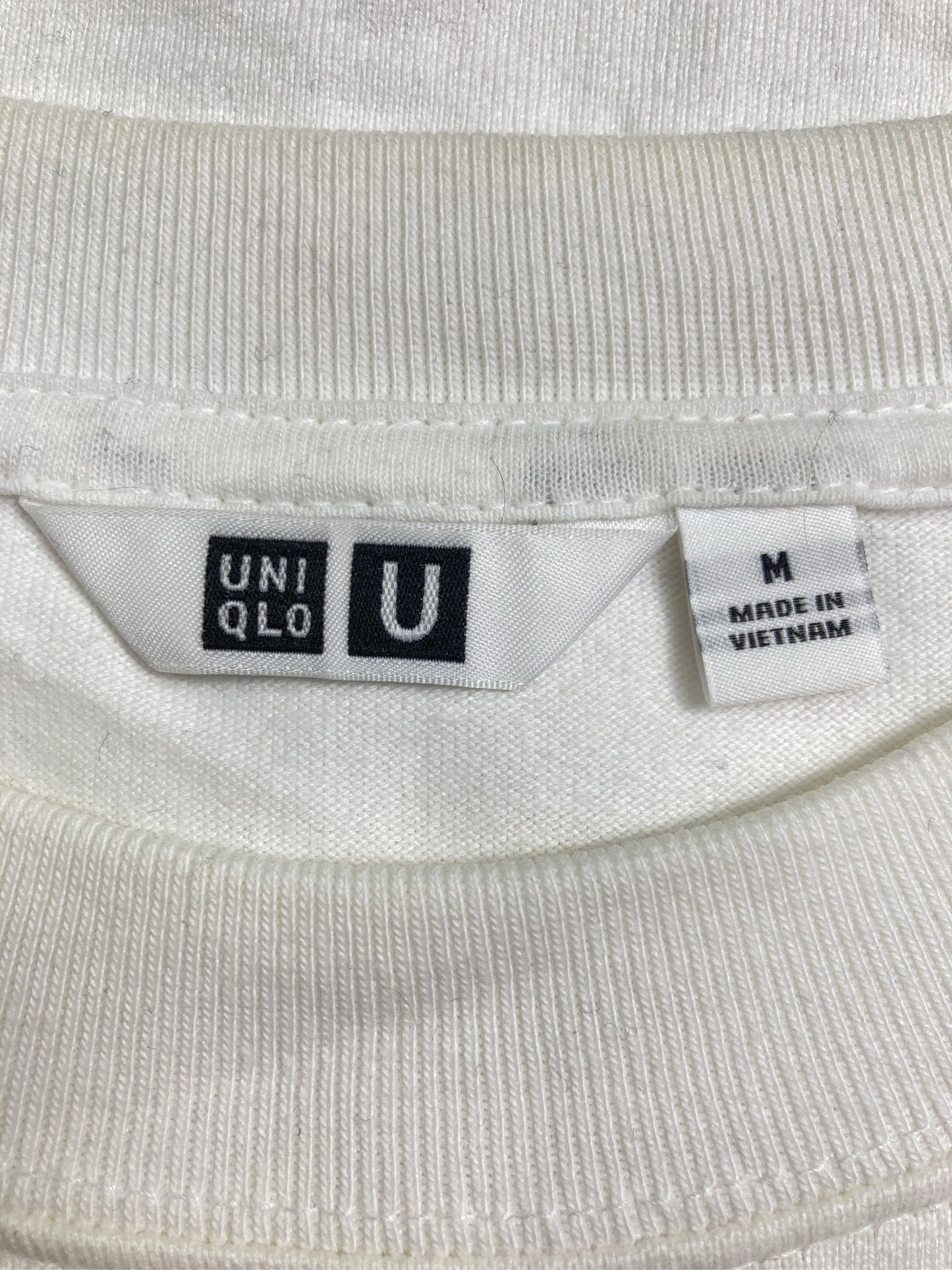 UNIQLO U/ユニクロユー/Tシャツ/カットソー/トップス/ホワイト/M