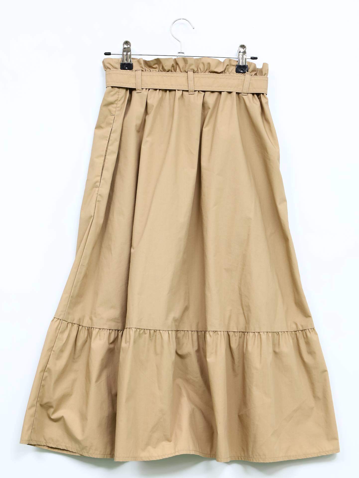 UNIQLO/ユニクロ/ロングスカート/スカート/ベージュ/ウエスト63-69cm ヒップ88-94cm