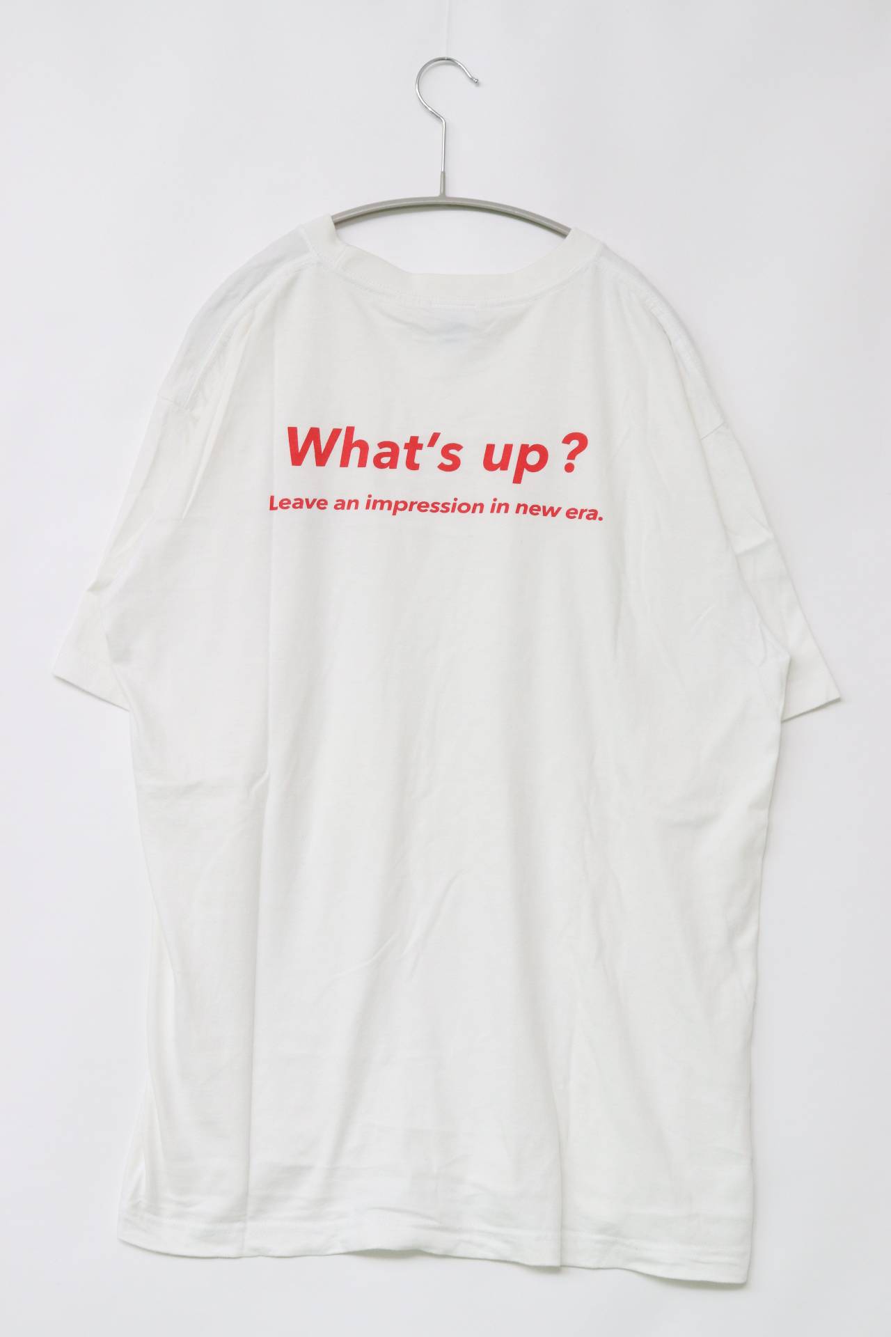 WHAT'S UP/Tシャツ/カットソー/トップス/ホワイト/XL