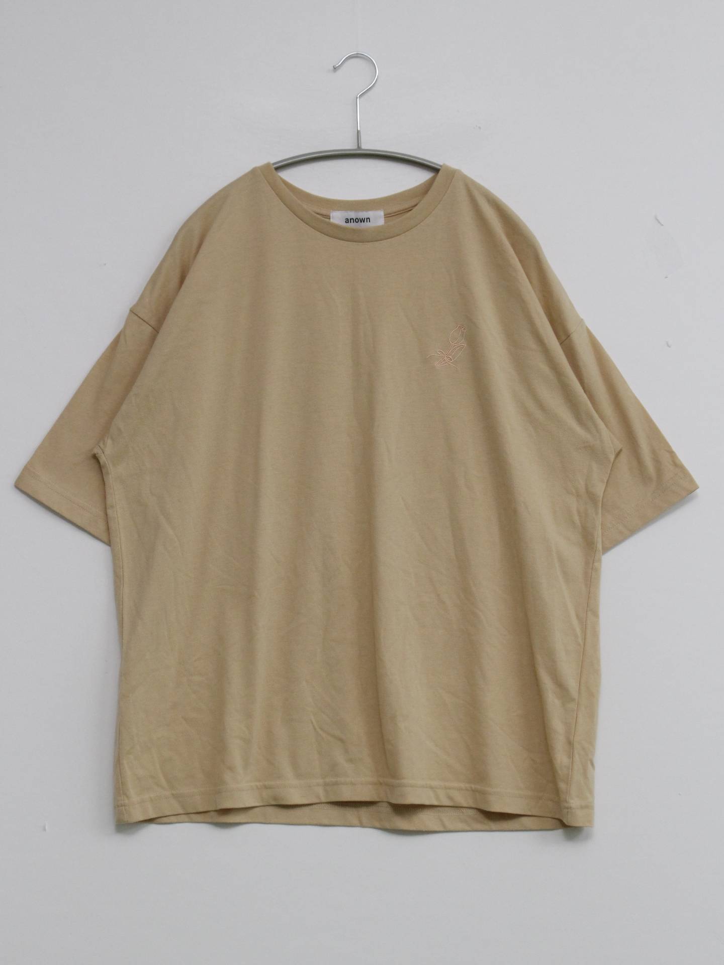 anown/Tシャツ/カットソー/トップス/ベージュ/FREE