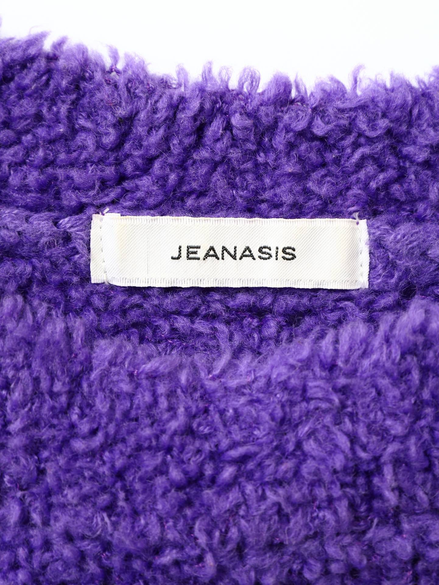 JEANASIS/ジーナシス/ニット/セーター/トップス/パープル/F