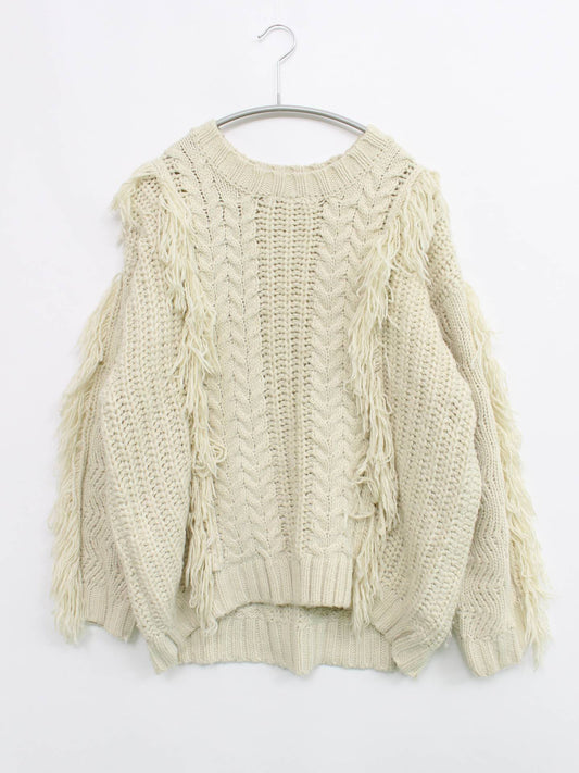 EMODA/エモダ/ニット/セーター/トップス/ホワイト/F