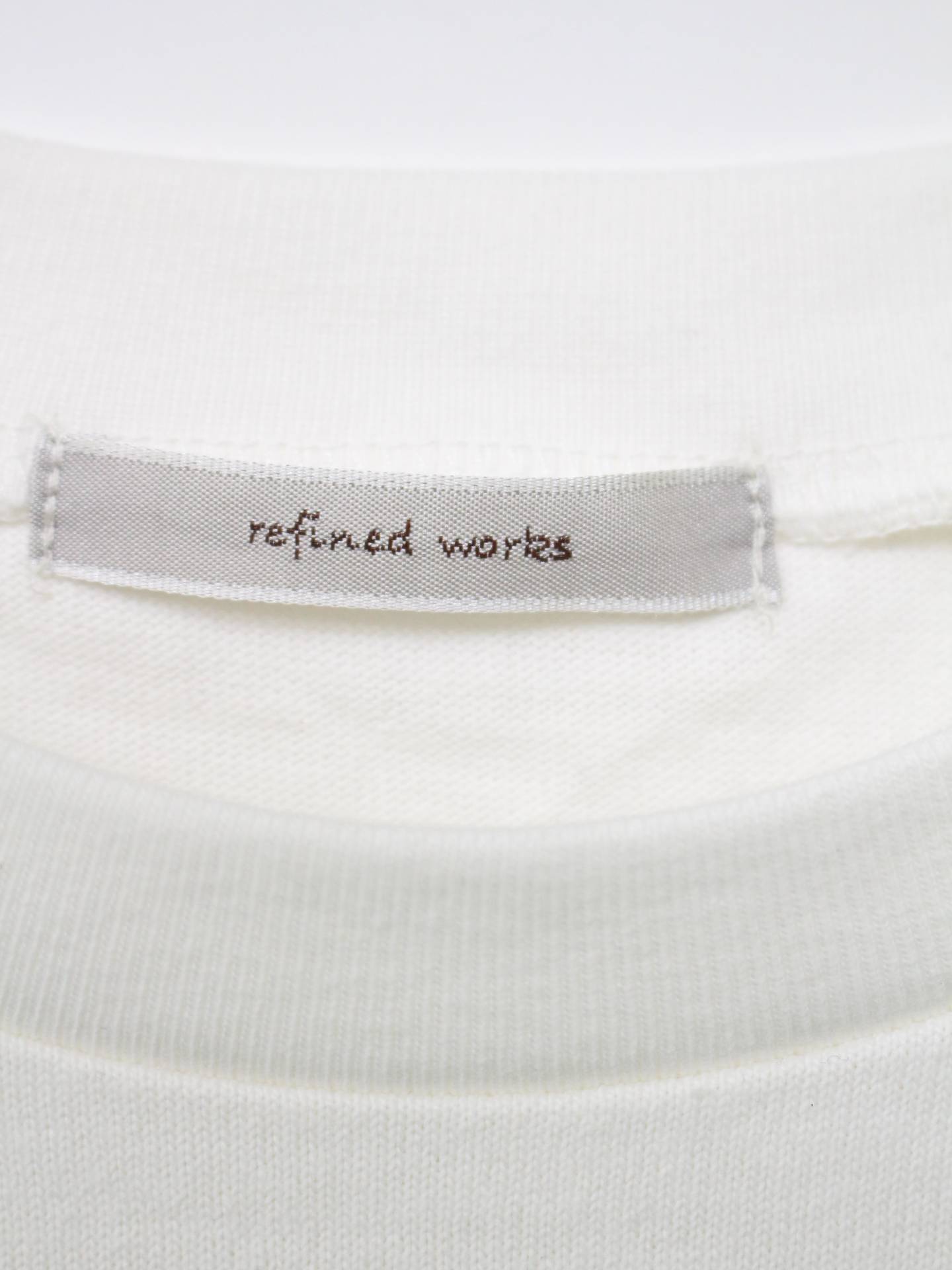 refined works/Tシャツ/カットソー/トップス/ホワイト/F