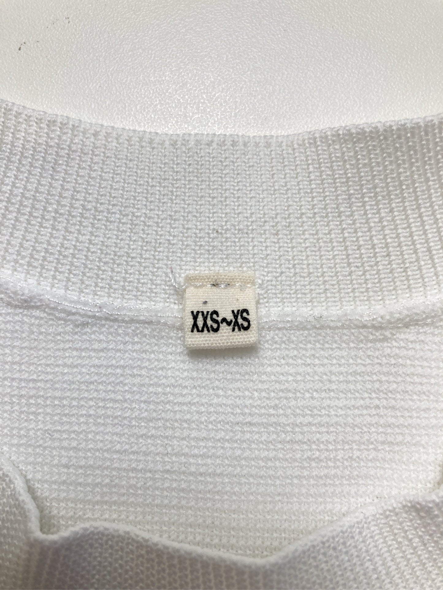 Tシャツ/カットソー/トップス/ホワイト/XXS~XS