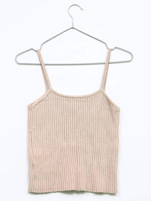 キャミソール/トップス/ベージュ/M