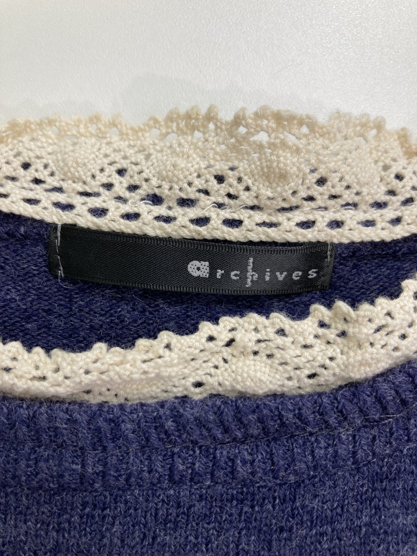 archives/アルシーヴ/Tシャツ/カットソー/トップス/ネイビー/M