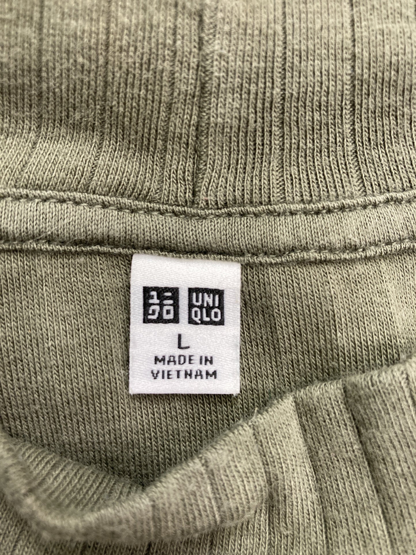 UNIQLO/ユニクロ/ニット/セーター/トップス/カーキ/L