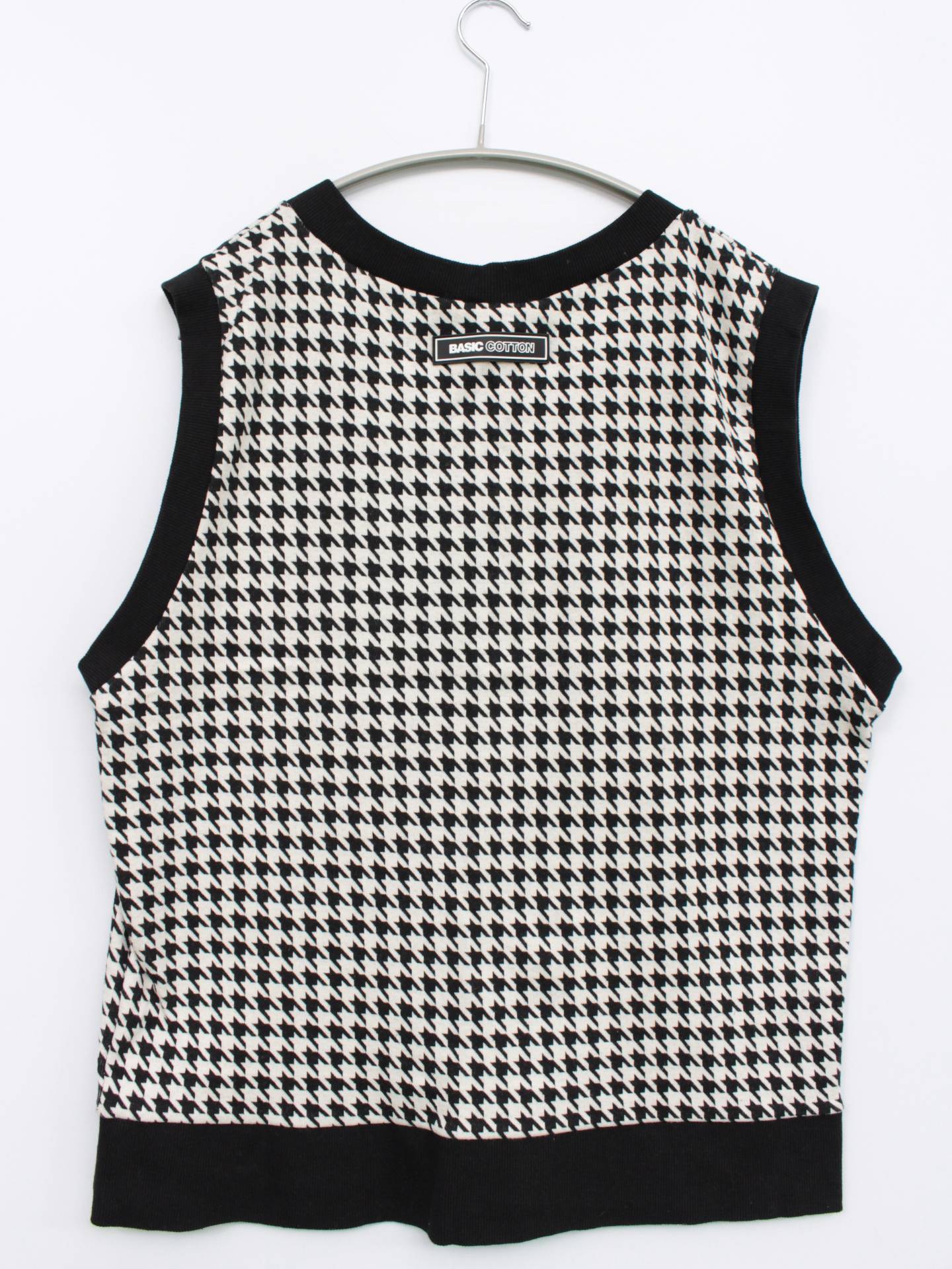 BASIC COTTON/ベスト/トップス/ホワイト