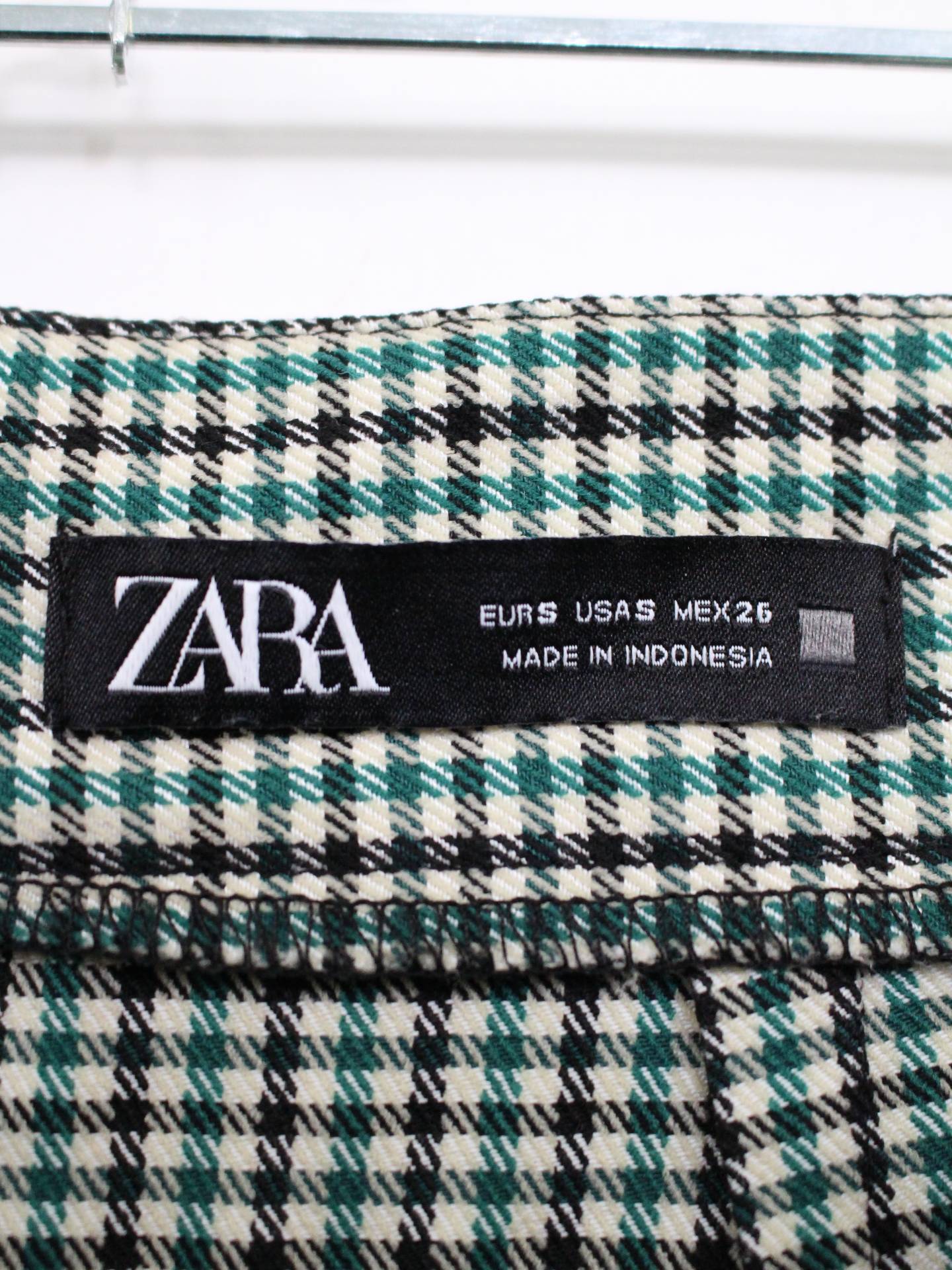 ZARA/ザラ/ショート/ミニスカート/スカート/グリーン/S