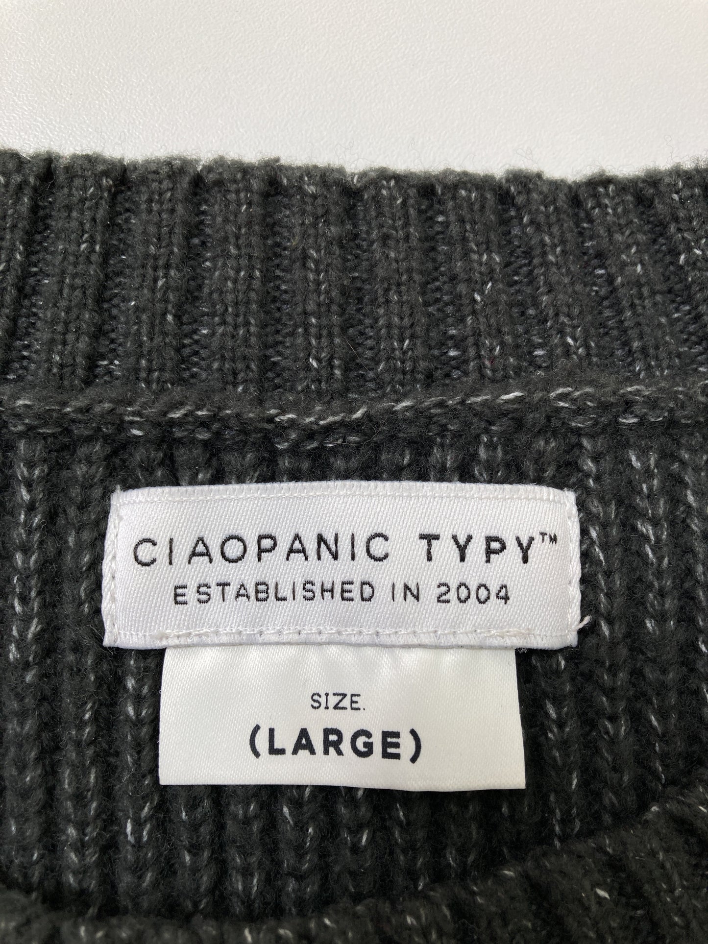 CIAOPANIC TYPY/チャオパニックティピー/ニット/セーター/トップス/ブラック/LARGE