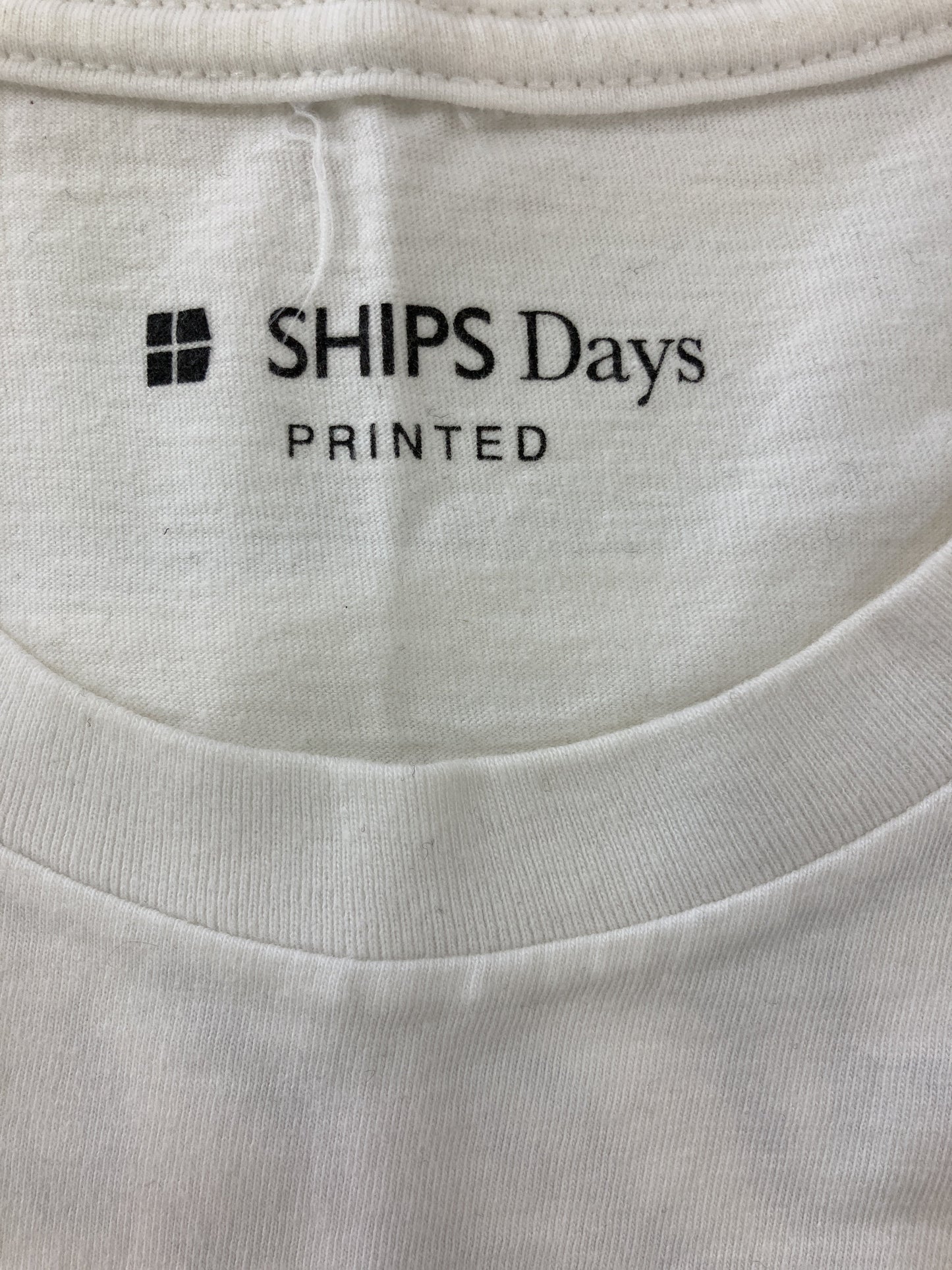 SHIPS/シップス/Tシャツ/カットソー/トップス/ホワイト/S/M