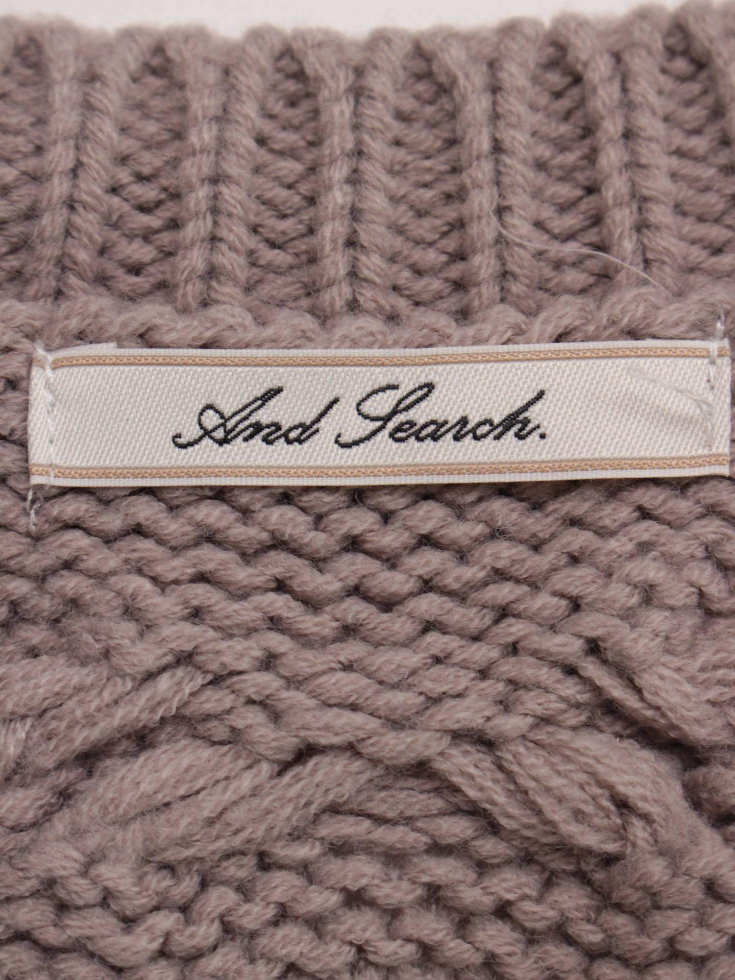 And Tearch/ニット/セーター/トップス/ピンク/M