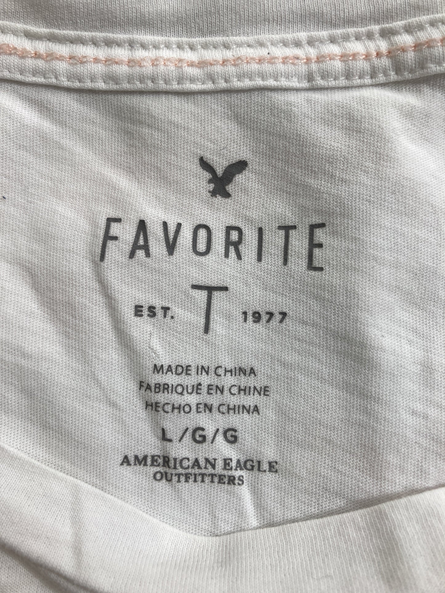 FAVORITE/Tシャツ/カットソー/トップス/ホワイト/L