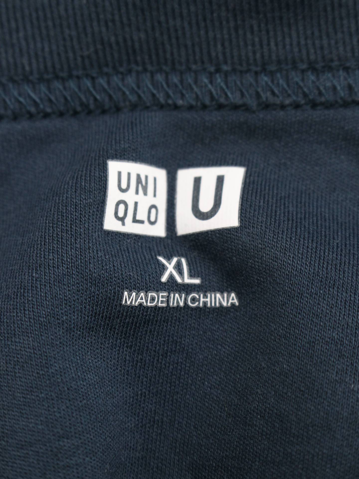 UNIQLO/ユニクロ/Tシャツ/カットソー/トップス/ネイビー/XL