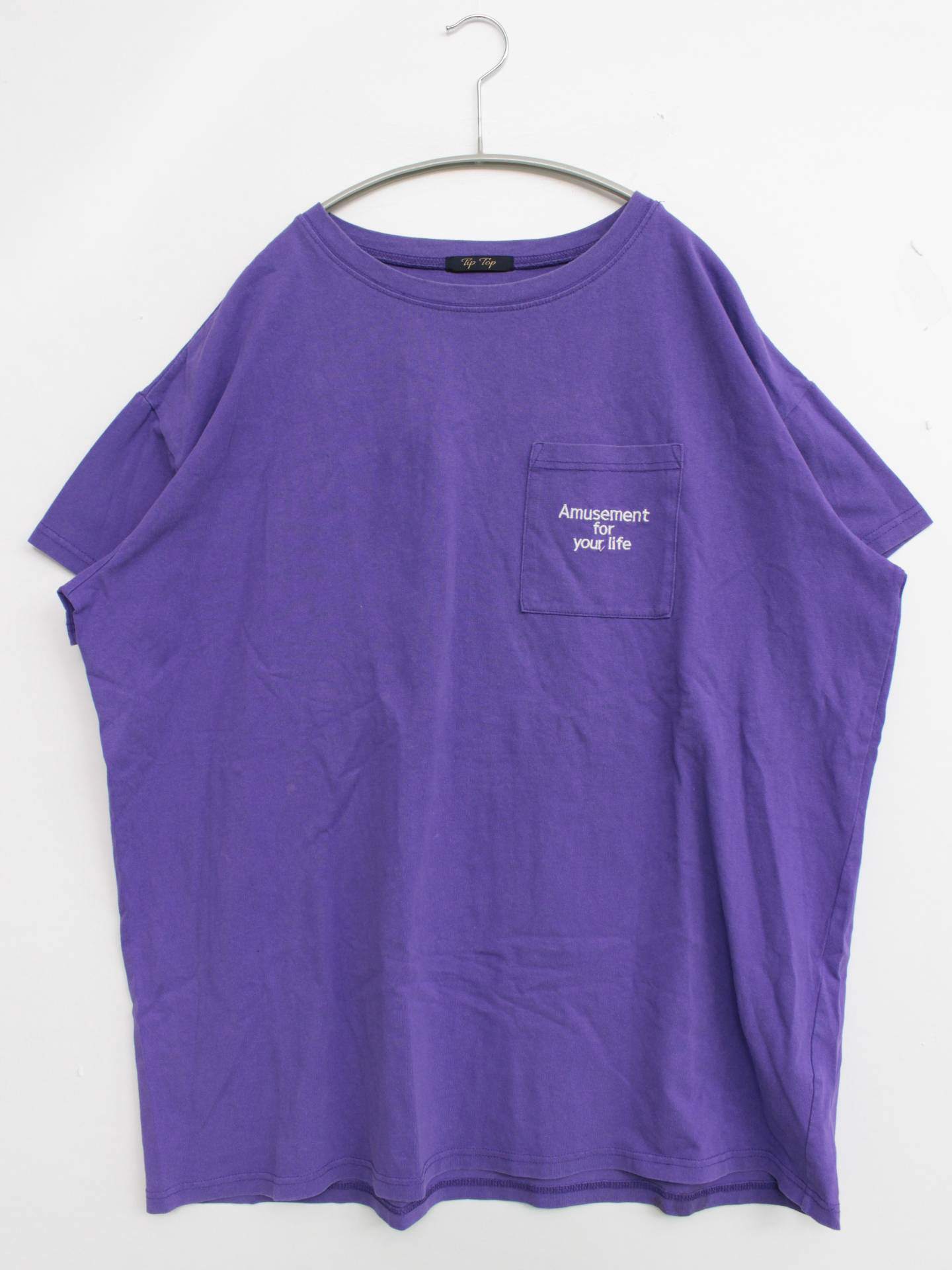 TipTop/Tシャツ/カットソー/トップス/パープル/F