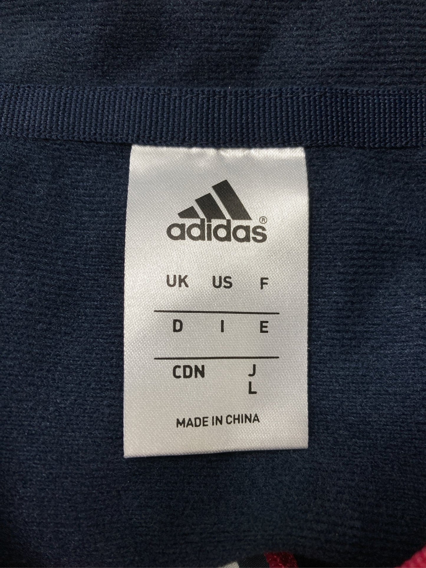 adidas/アディダス/ジャージ/トラックジャケット/トップス/ネイビー/L