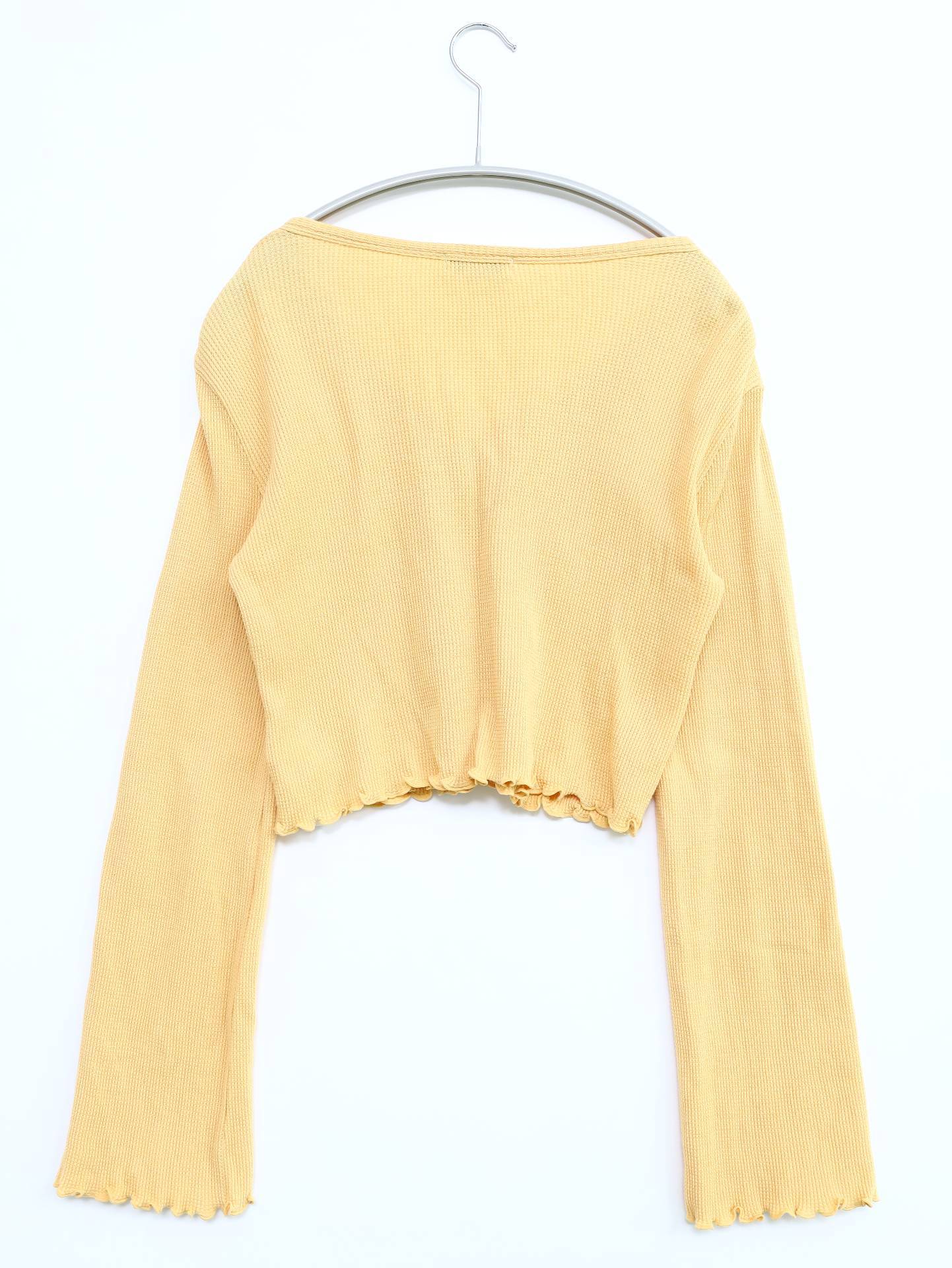 LAGUA GEM/ラグアジェム/カーディガン/ボレロ/トップス/イエロー/FREE