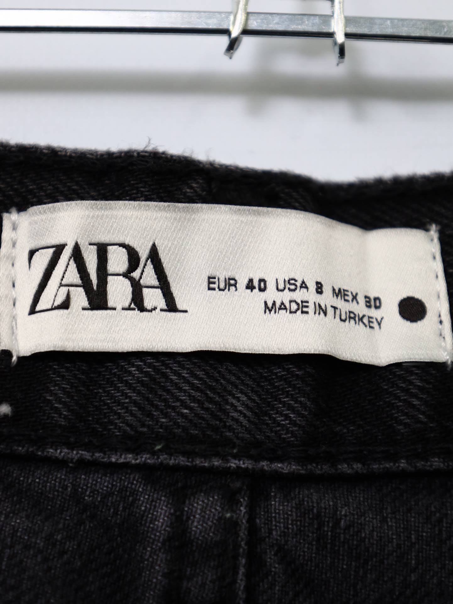 ZARA/ザラ/デニムパンツ/パンツ/ブラック/40
