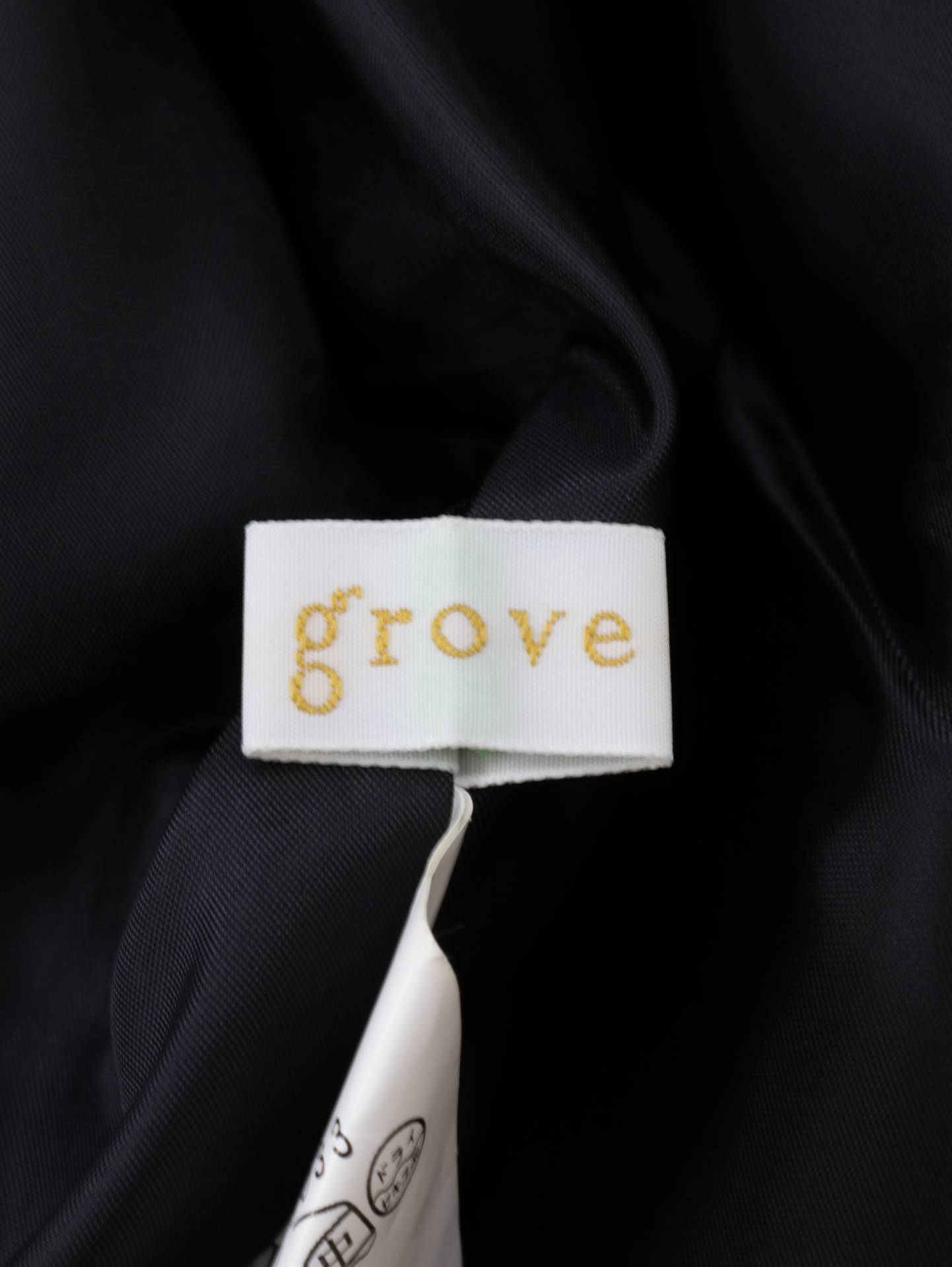 grove/ショート/ミニスカート/スカート/ブラック/S