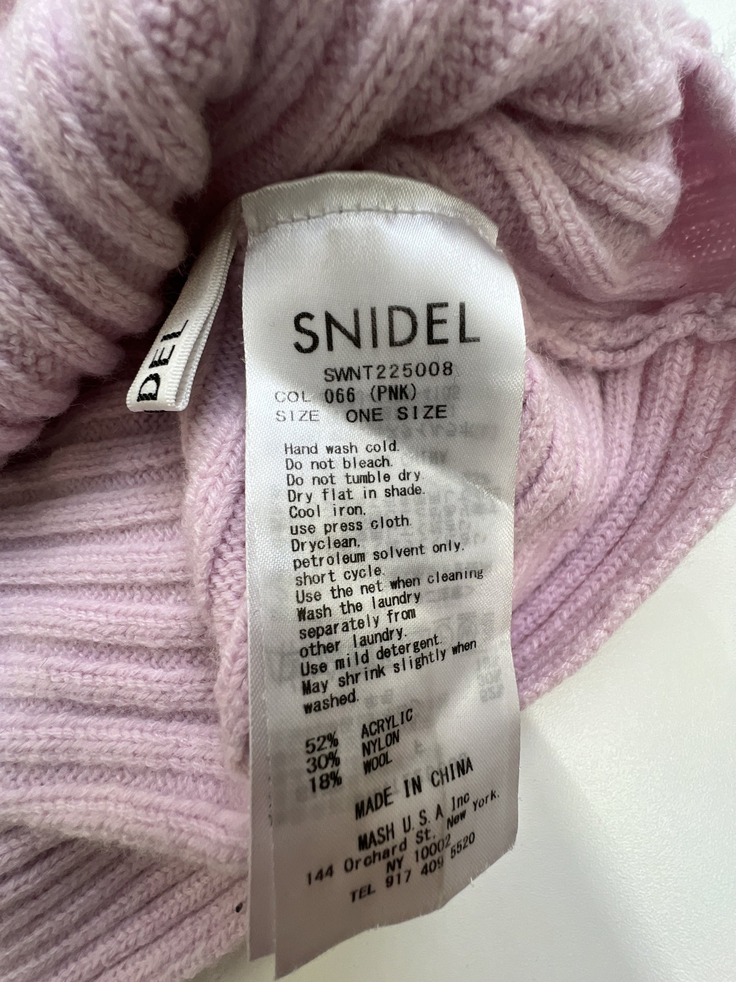 SNIDEL/スナイデル/ニット/セーター/トップス/ピンク/ONE SIZE