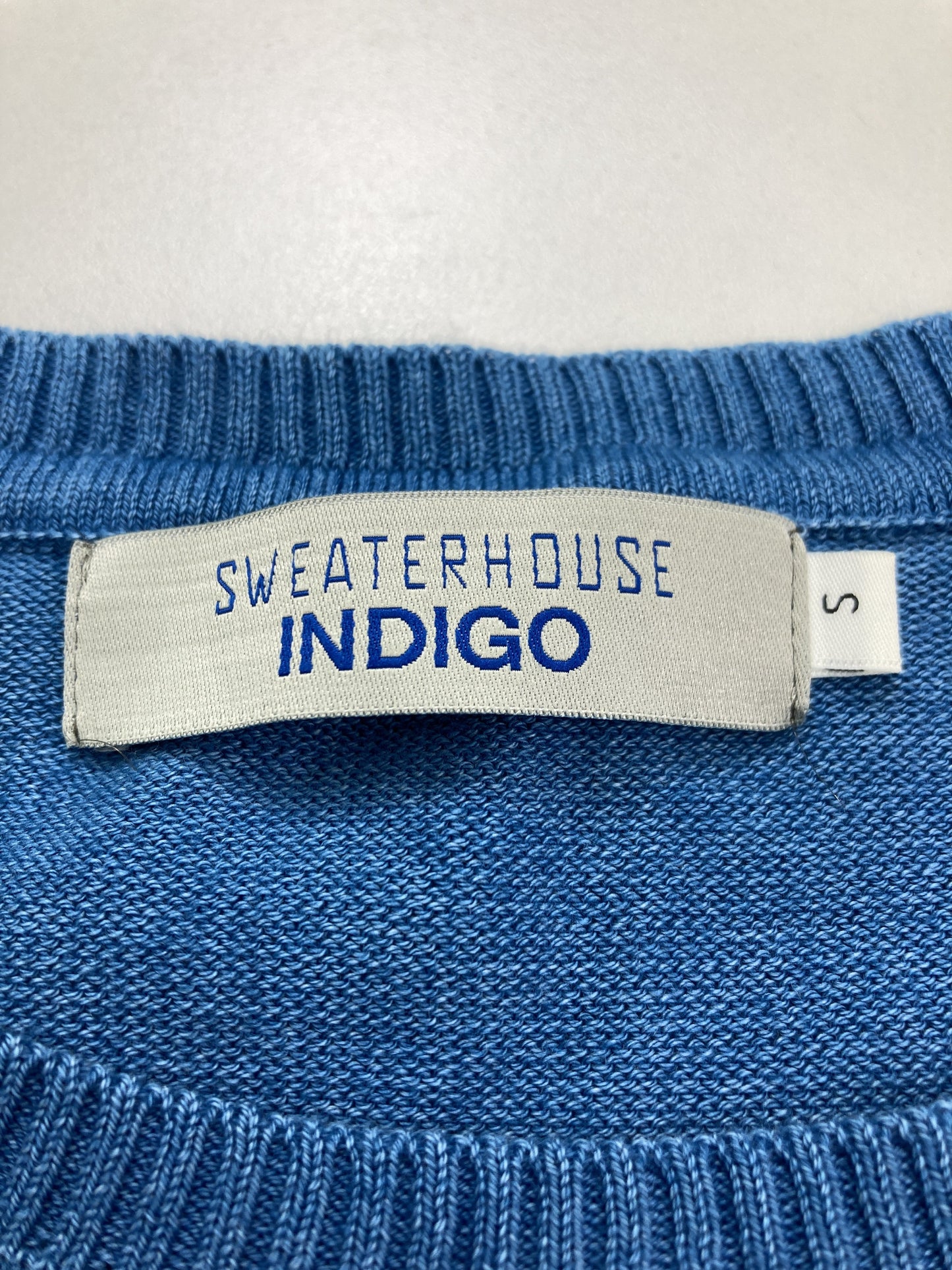INDIGO/ニット/セーター/トップス/スカイブルー/S