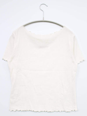 continuer de NICE CLAUP/コンティニューデナイスクラップ/Tシャツ/カットソー/トップス/ホワイト