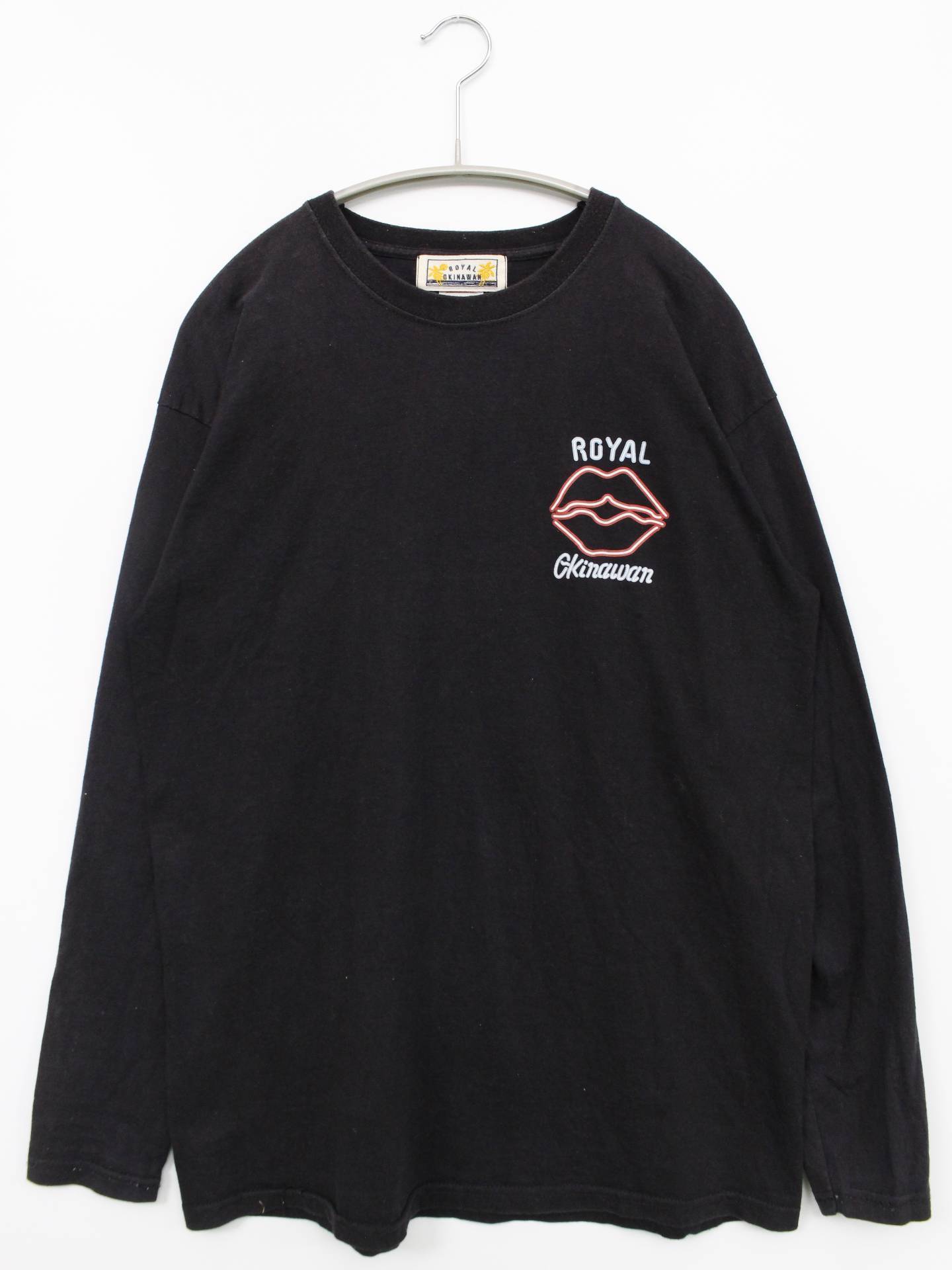 ROYAL OKINAWA/Tシャツ/カットソー/トップス/ブラック/M