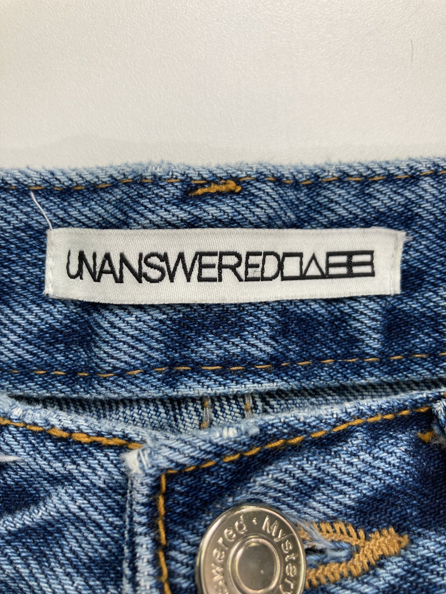 UNANSWERED/デニムパンツ/パンツ/ネイビー/S