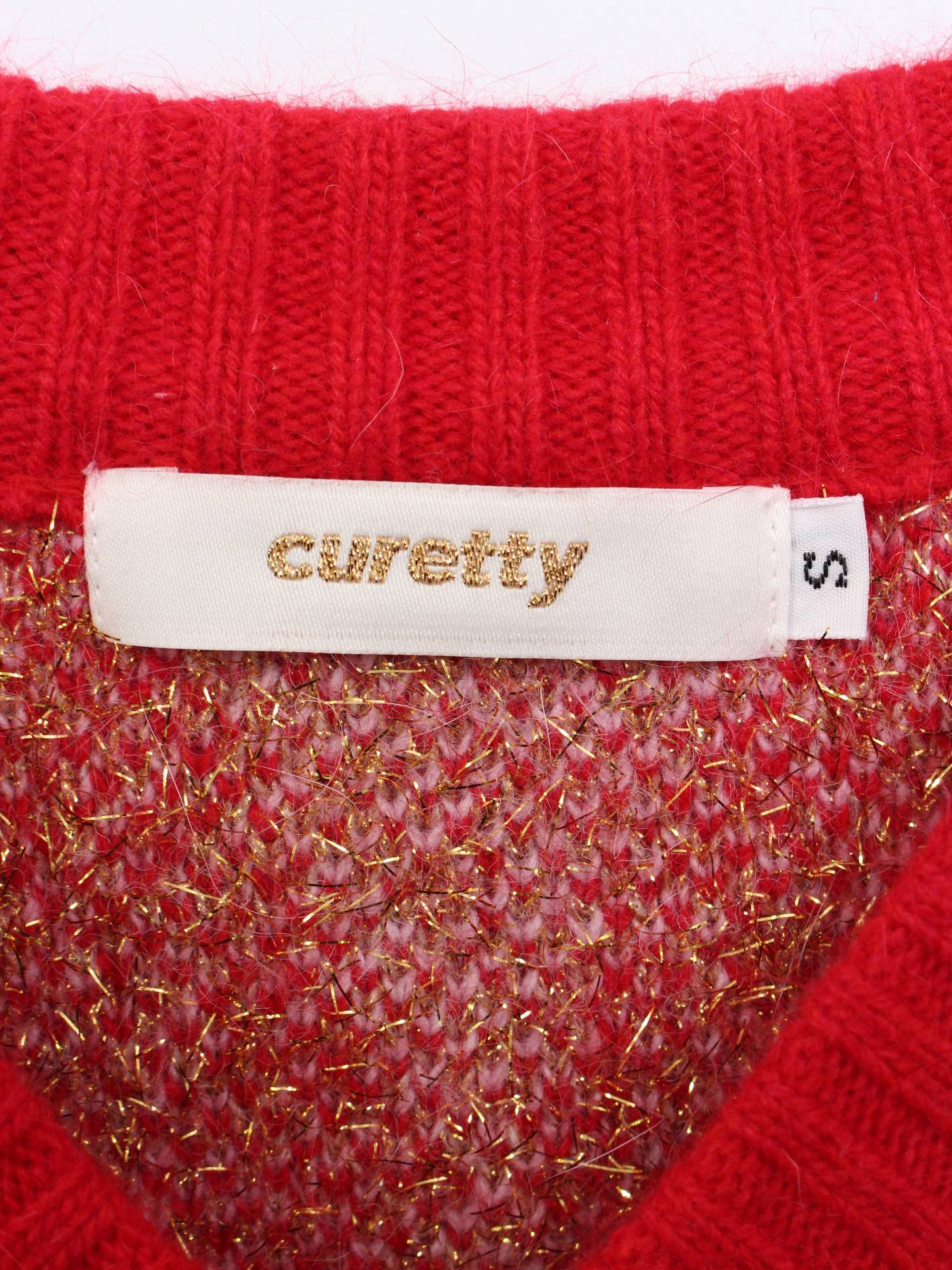 curetty/セットアップ/ジャケット/アウター/レッド/S