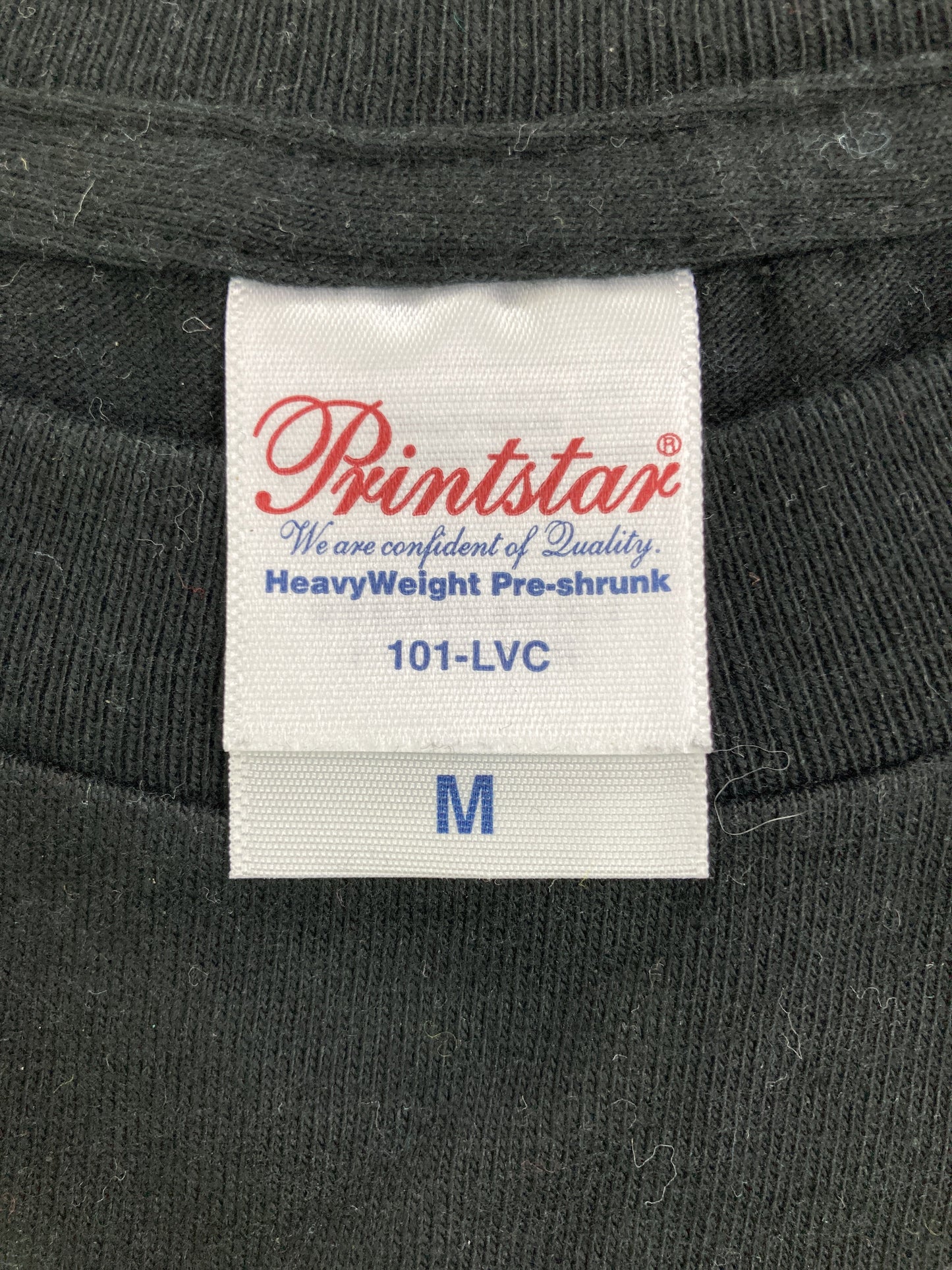 Printstar/プリントスター/Tシャツ/カットソー/トップス/ブラック/M